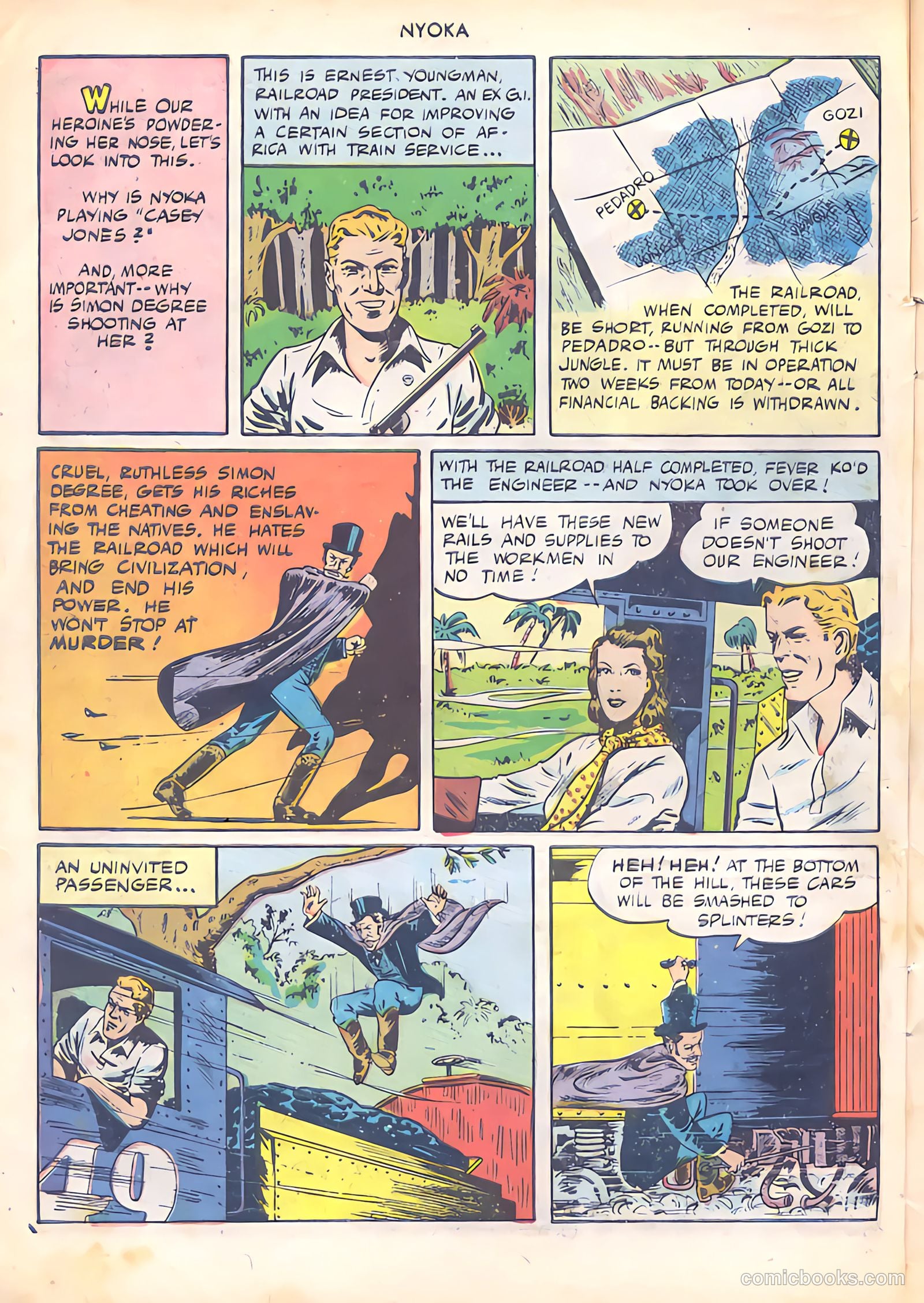 Nyoka the Jungle Girl #11 (1947) — page 6 of 52