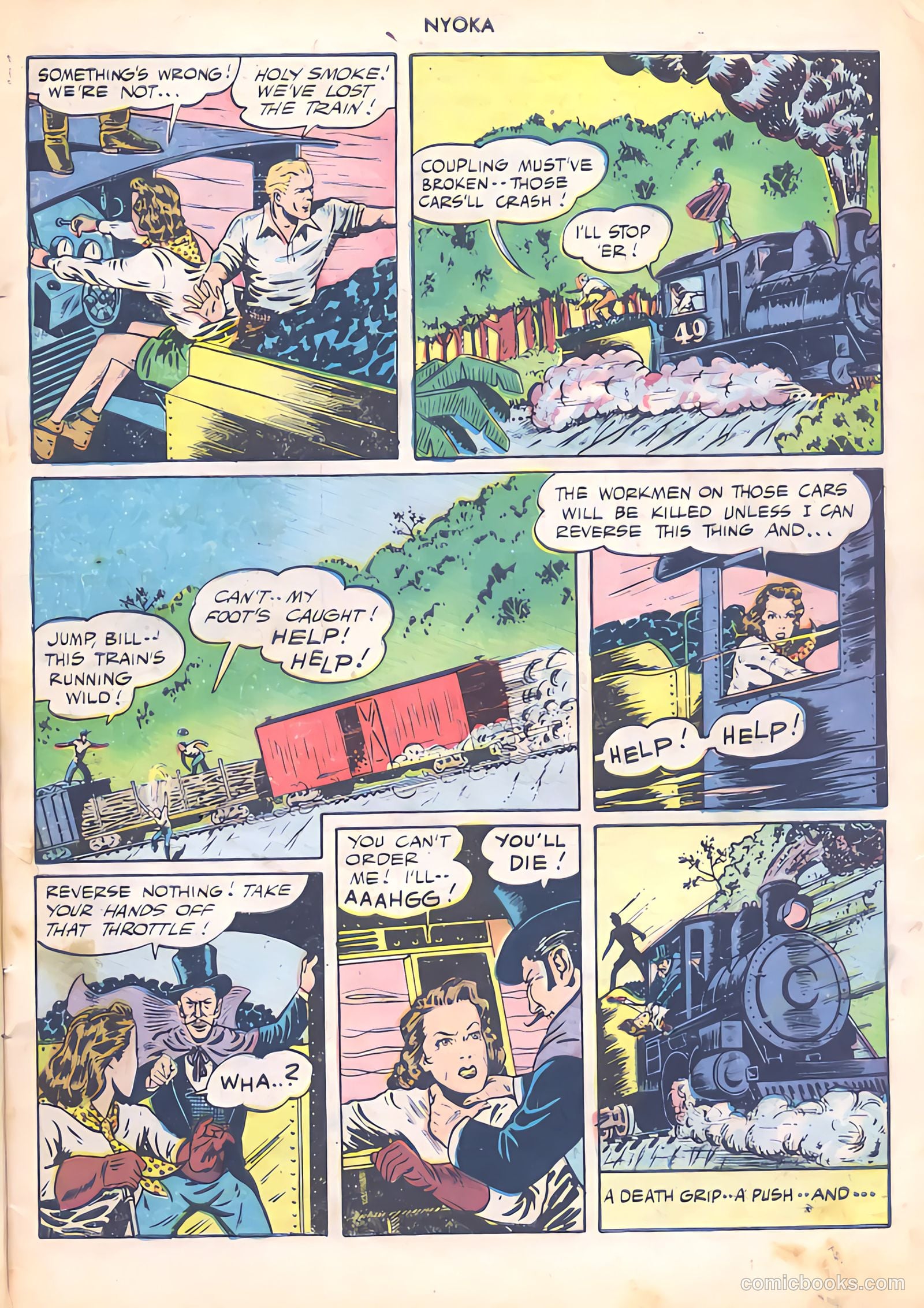 Nyoka the Jungle Girl #11 (1947) — page 7 of 52