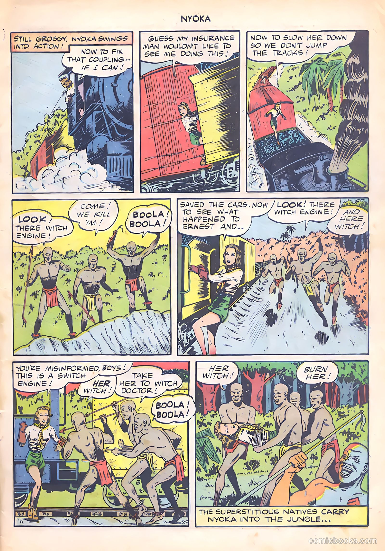 Nyoka the Jungle Girl #11 (1947) — page 9 of 52