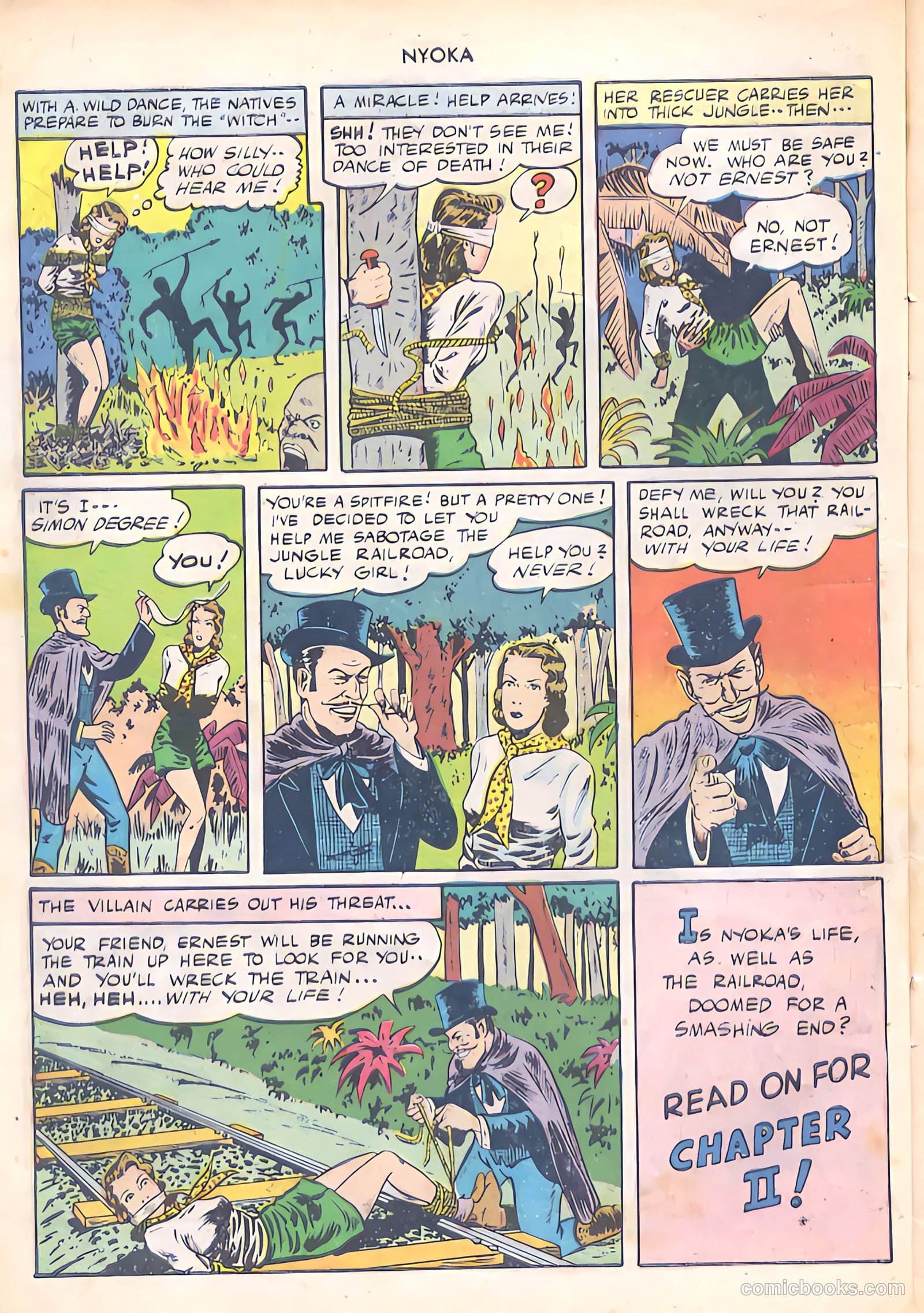 Nyoka the Jungle Girl #11 (1947) — page 10 of 52