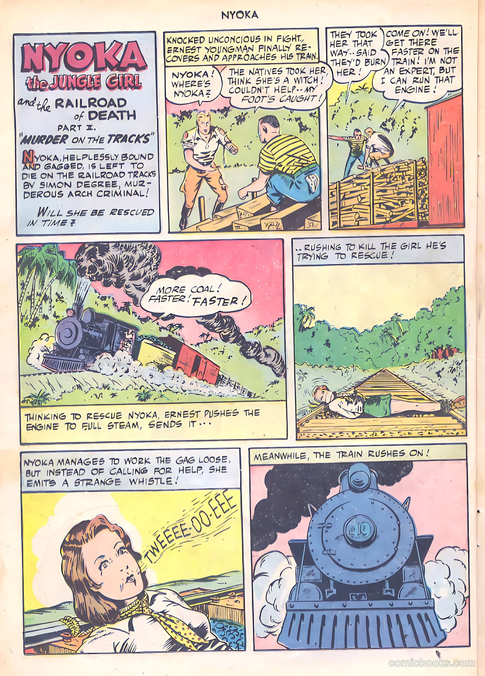 Nyoka the Jungle Girl #11 (1947) — page 14 of 52