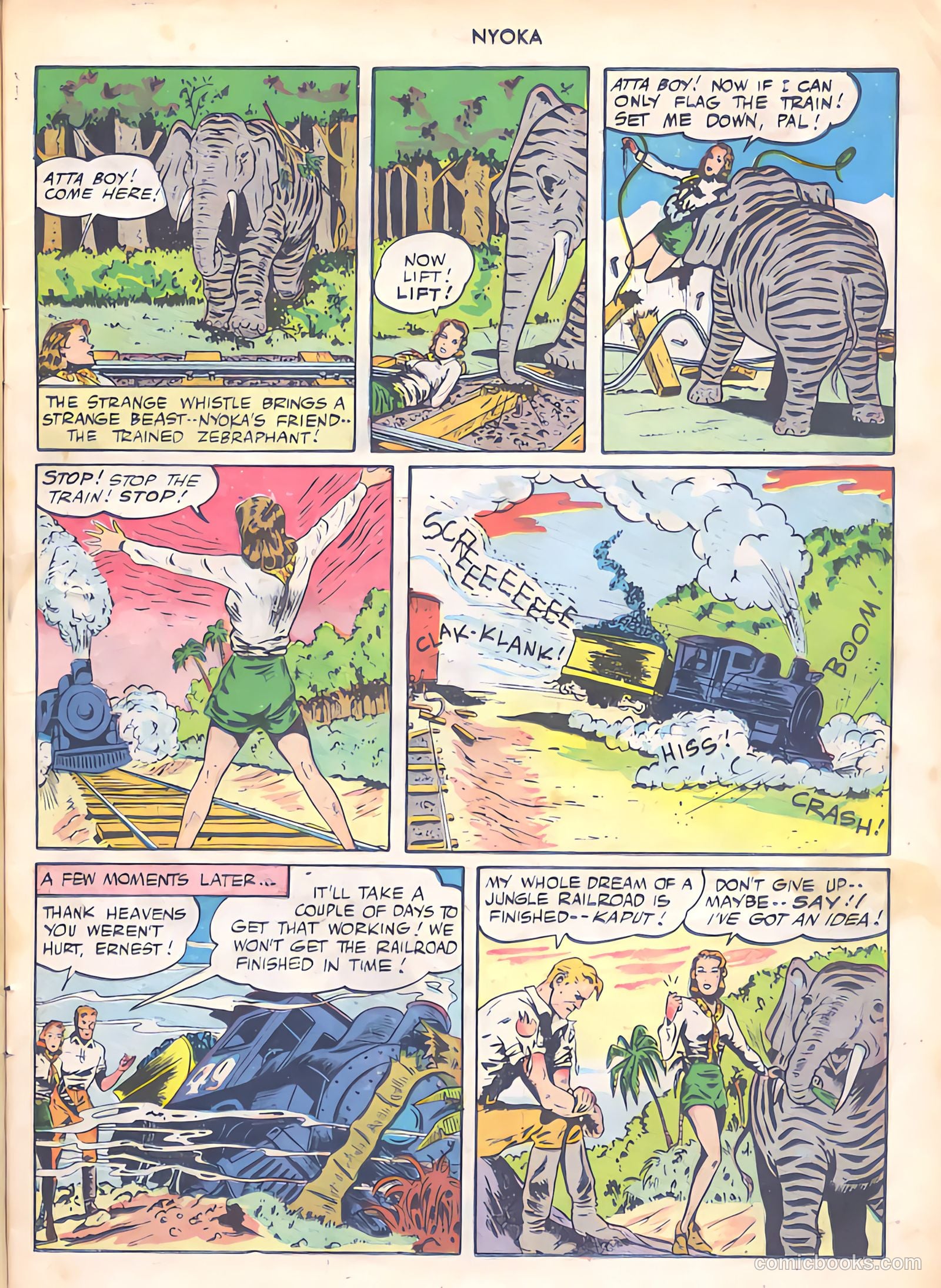 Nyoka the Jungle Girl #11 (1947) — page 15 of 52