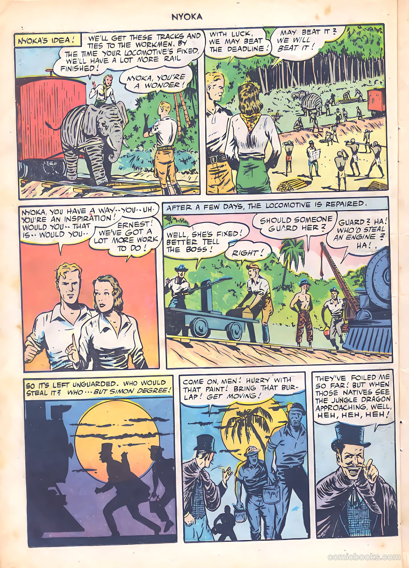 Nyoka the Jungle Girl #11 (1947) — page 16 of 52