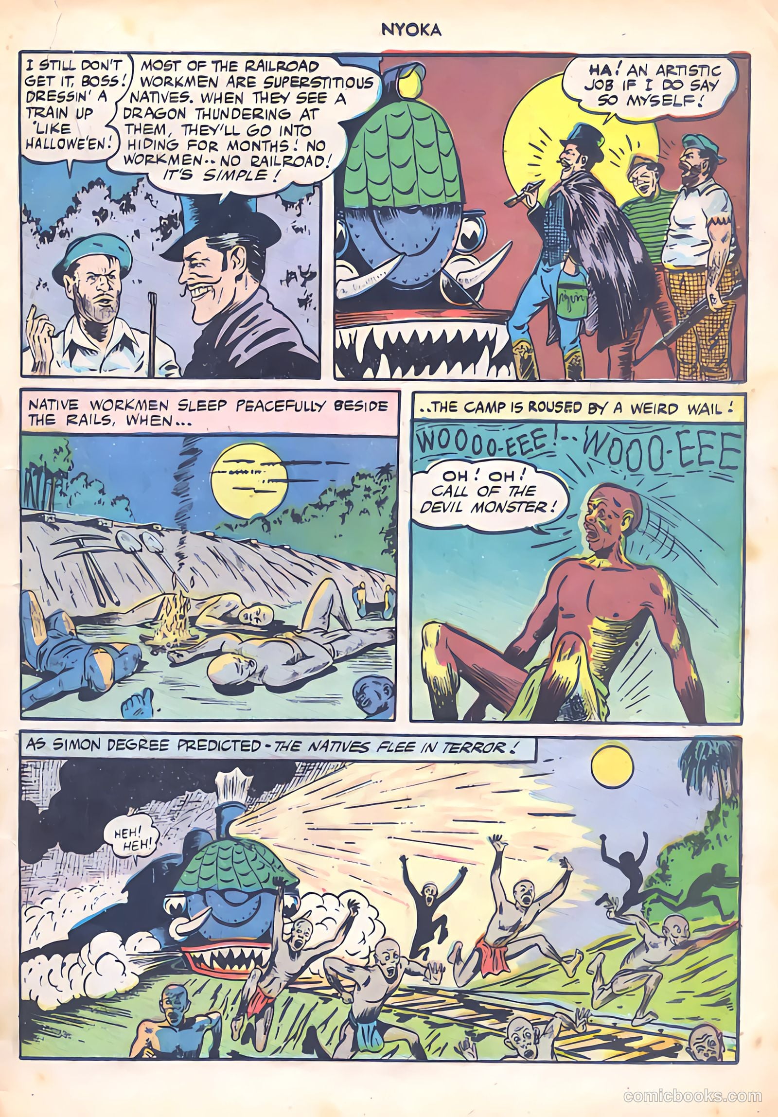 Nyoka the Jungle Girl #11 (1947) — page 17 of 52