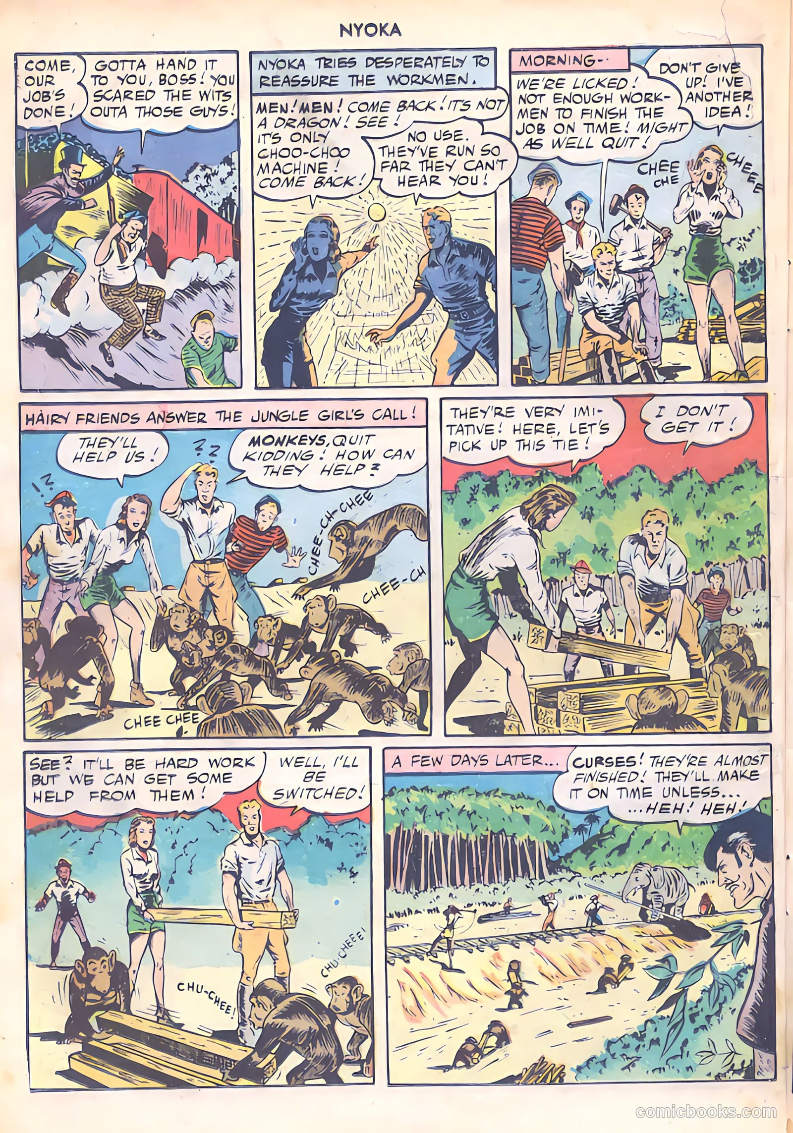 Nyoka the Jungle Girl #11 (1947) — page 18 of 52