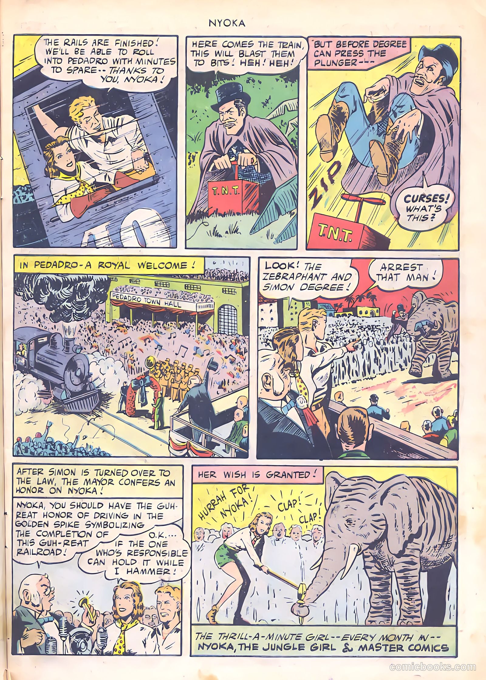 Nyoka the Jungle Girl #11 (1947) — page 19 of 52