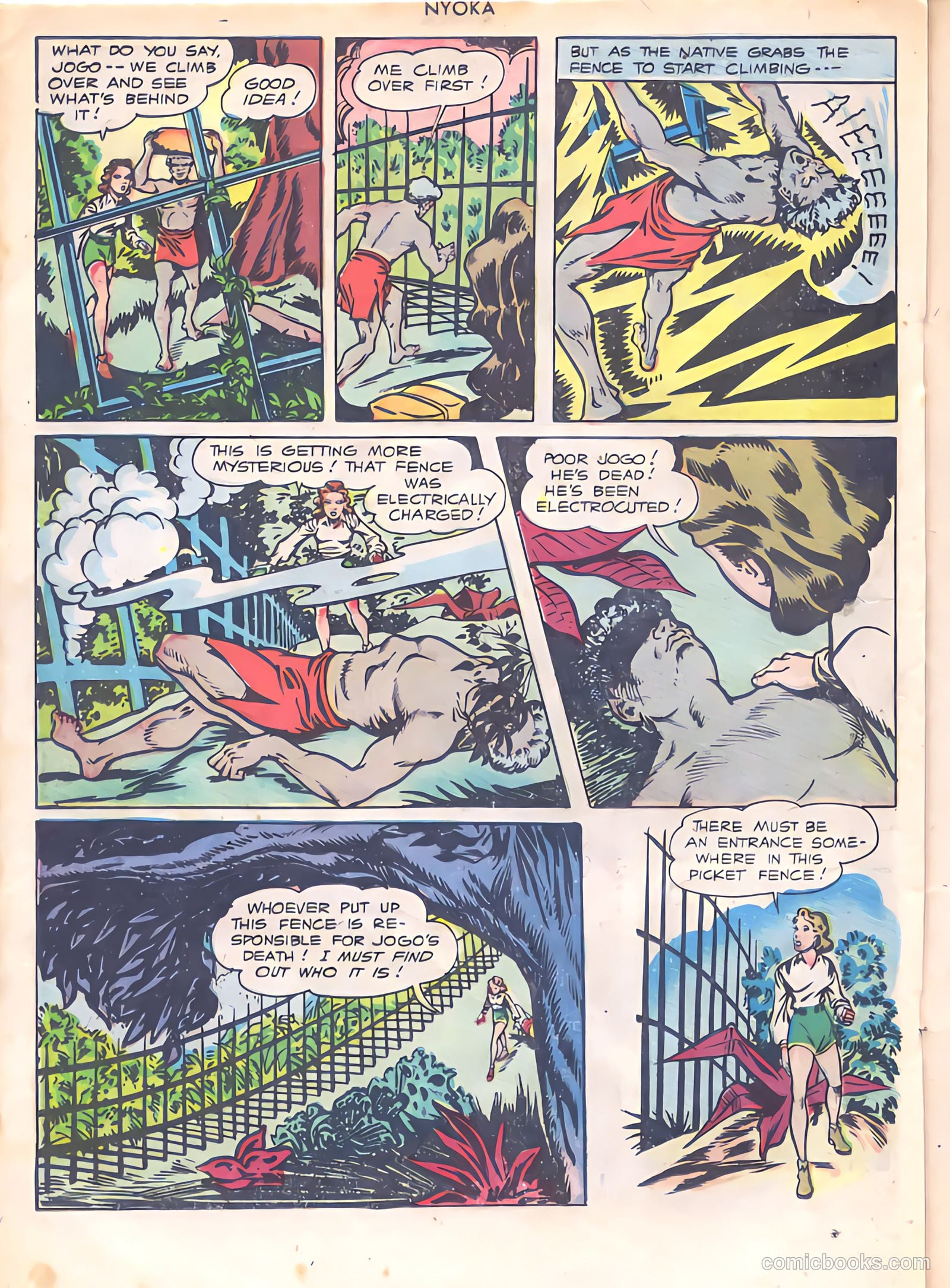 Nyoka the Jungle Girl #11 (1947) — page 28 of 52
