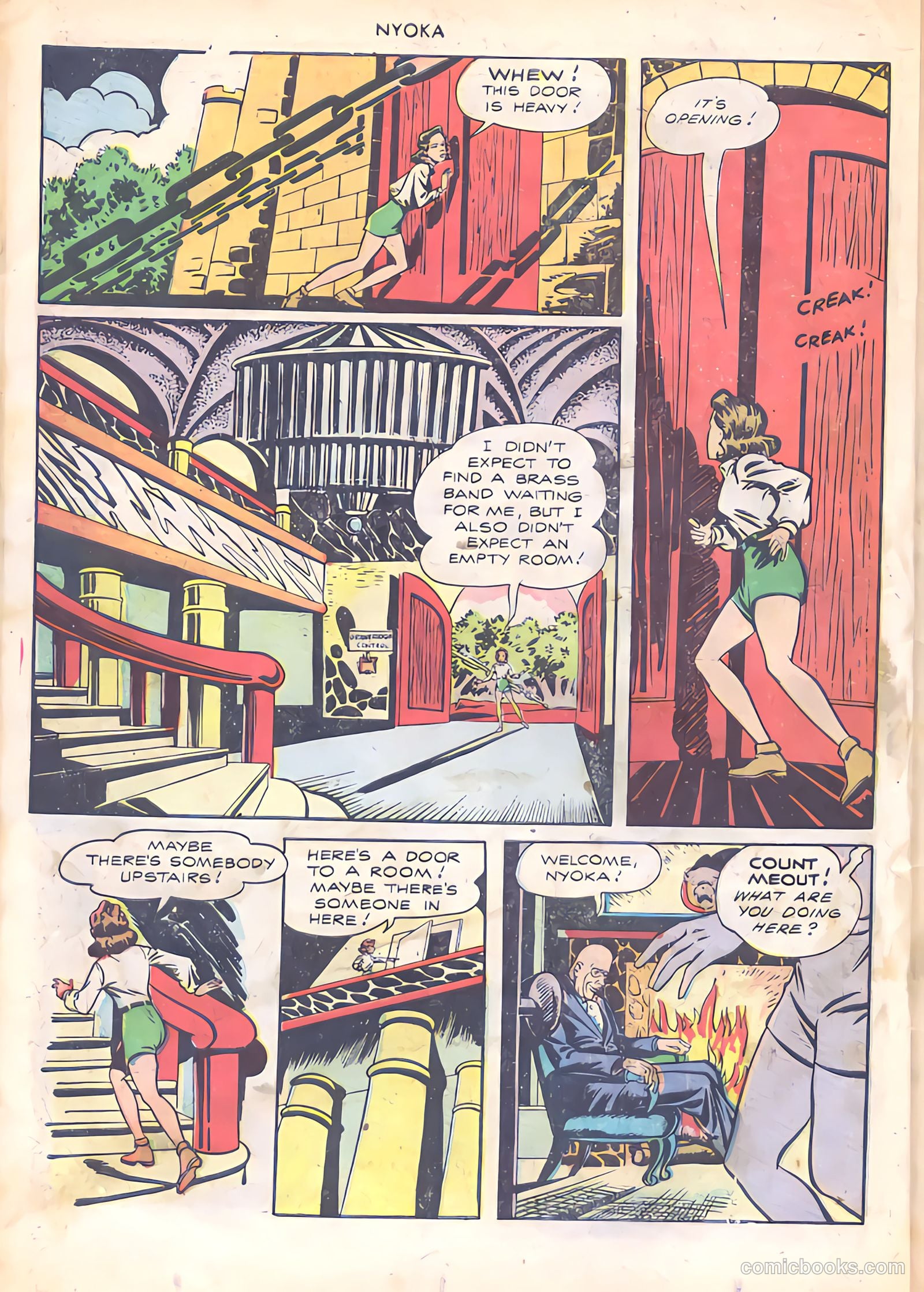 Nyoka the Jungle Girl #11 (1947) — page 34 of 52