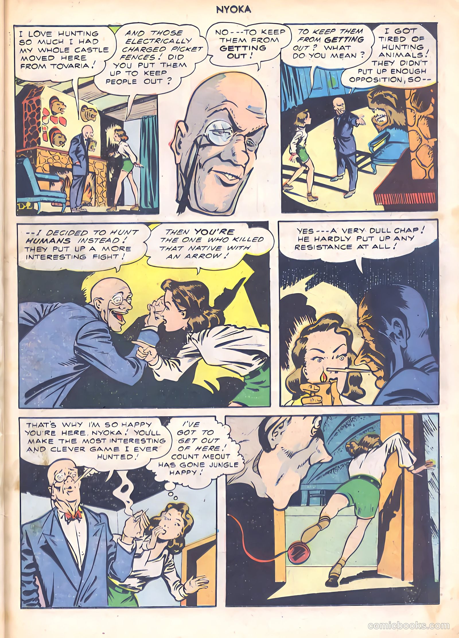 Nyoka the Jungle Girl #11 (1947) — page 35 of 52