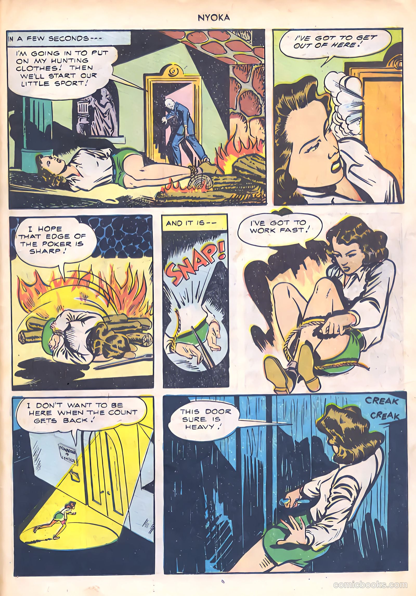 Nyoka the Jungle Girl #11 (1947) — page 37 of 52