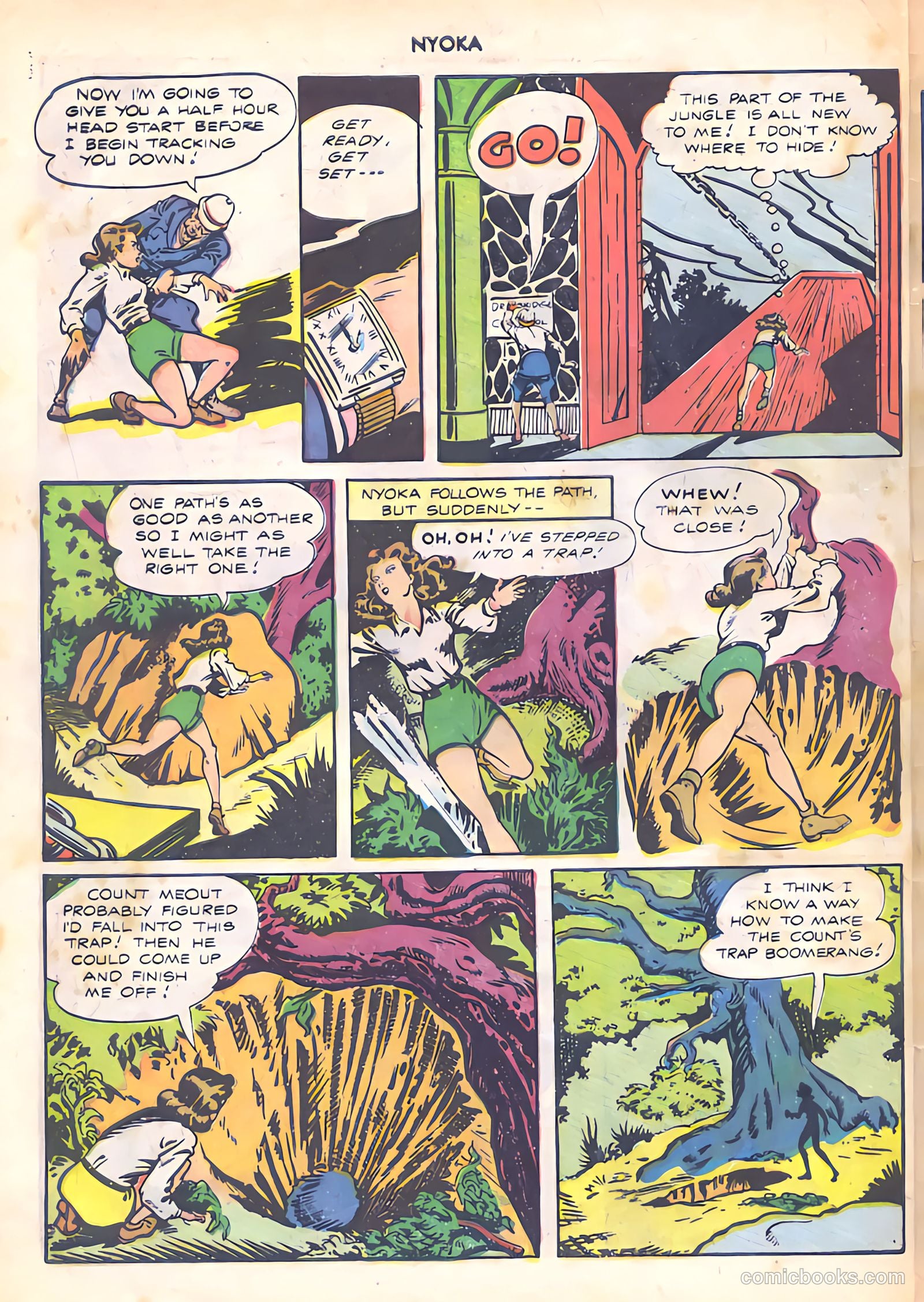 Nyoka the Jungle Girl #11 (1947) — page 44 of 52