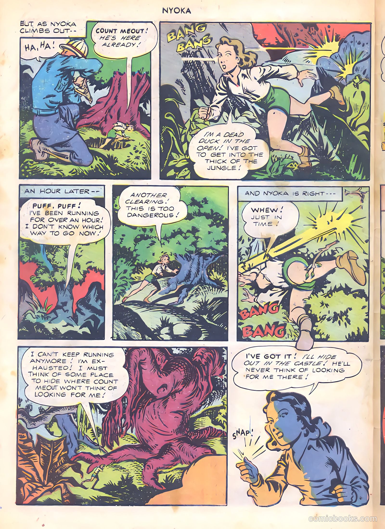 Nyoka the Jungle Girl #11 (1947) — page 46 of 52