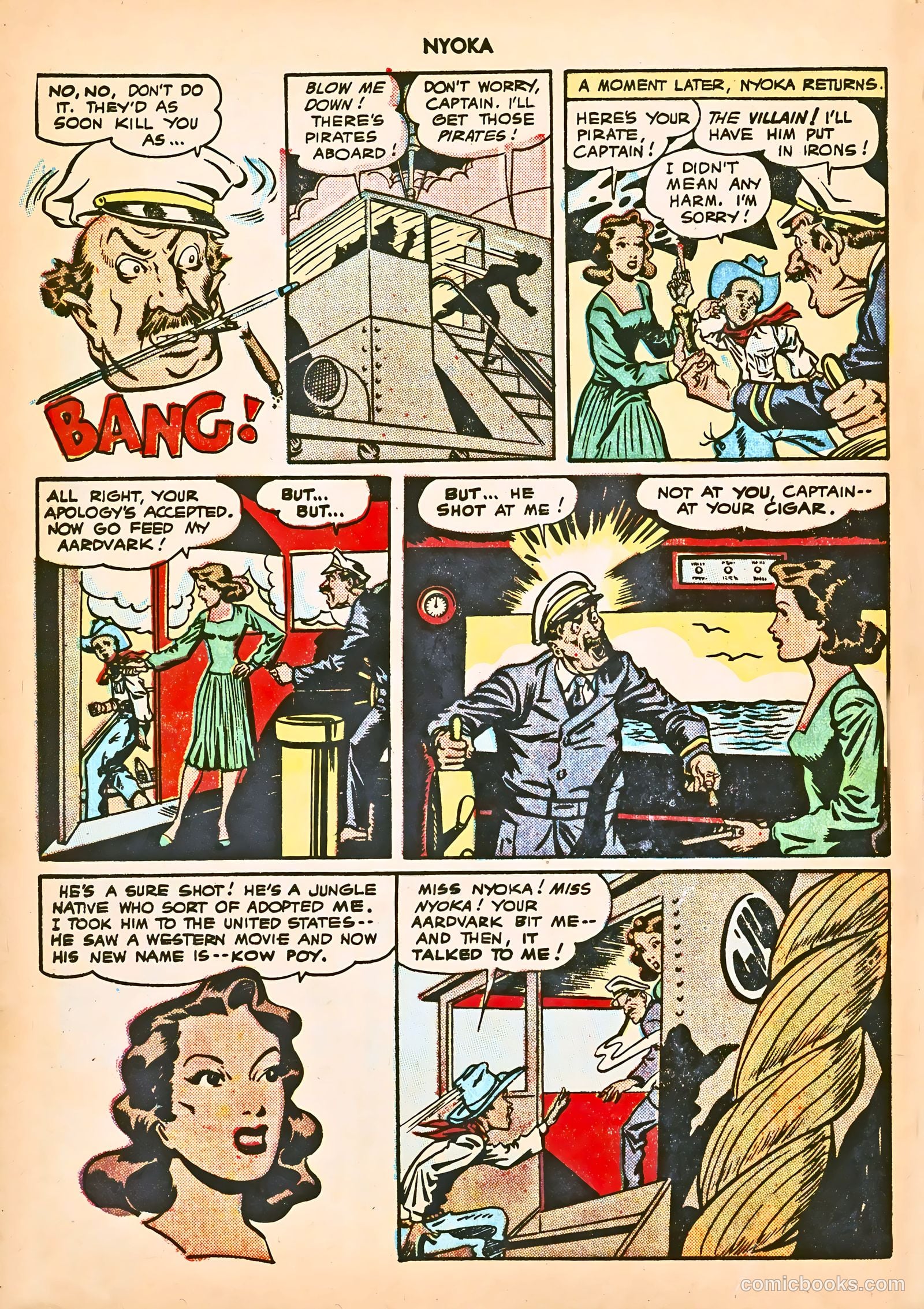 Nyoka the Jungle Girl #12 (1947) — page 4 of 36