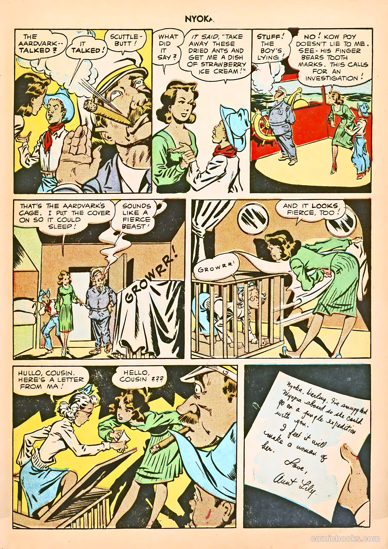 Nyoka the Jungle Girl #12 (1947) — page 5 of 36