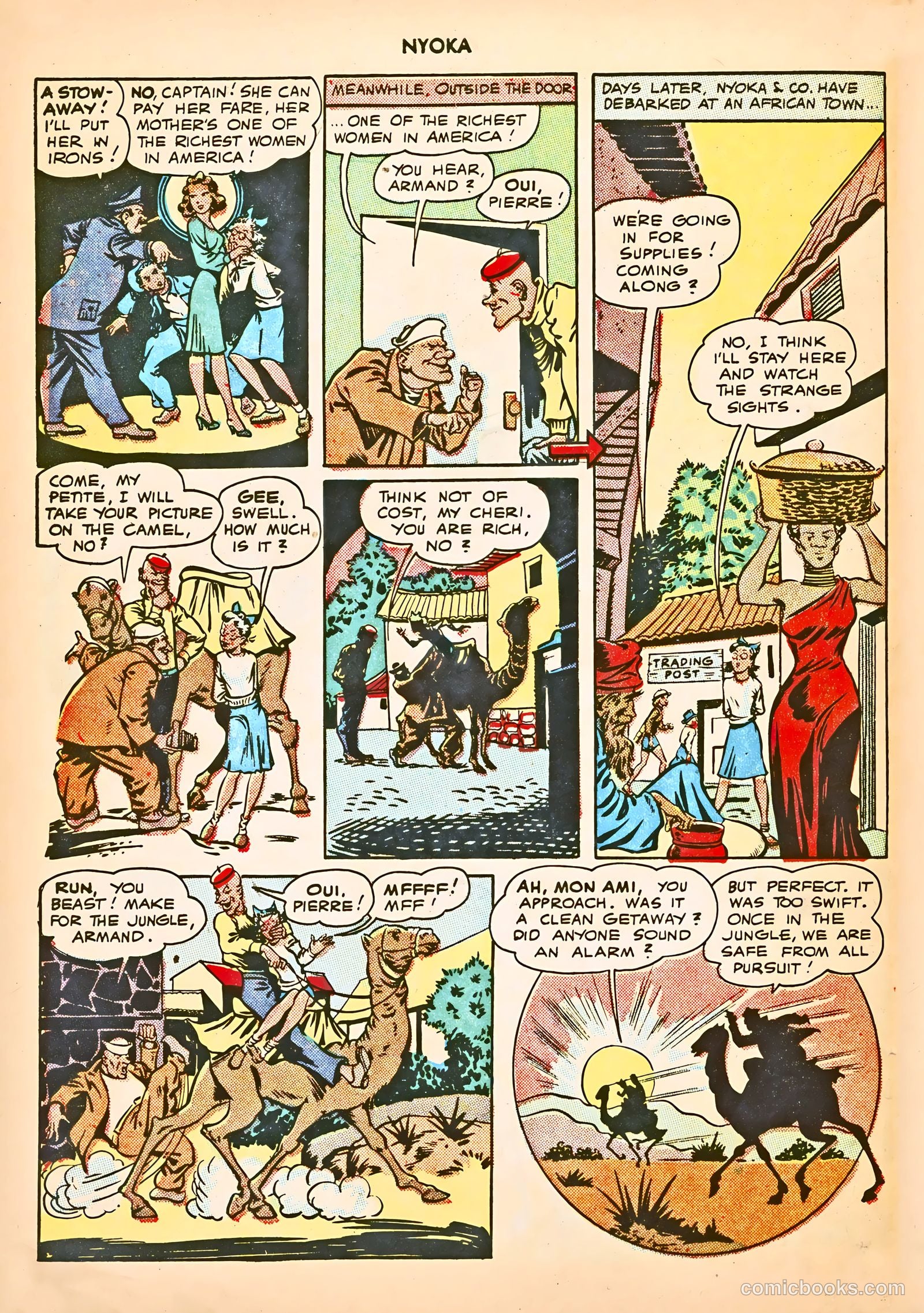 Nyoka the Jungle Girl #12 (1947) — page 6 of 36