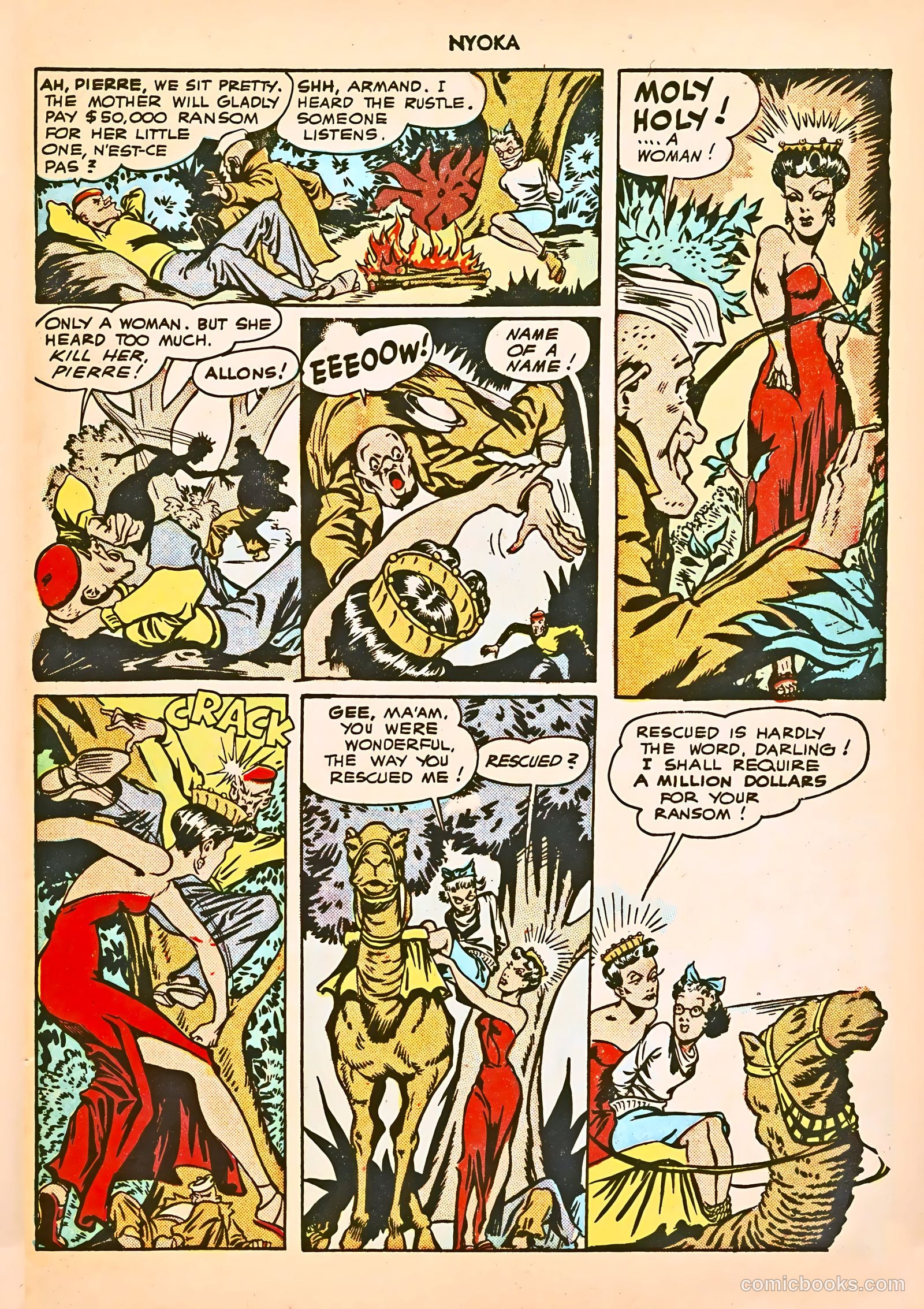 Nyoka the Jungle Girl #12 (1947) — page 7 of 36