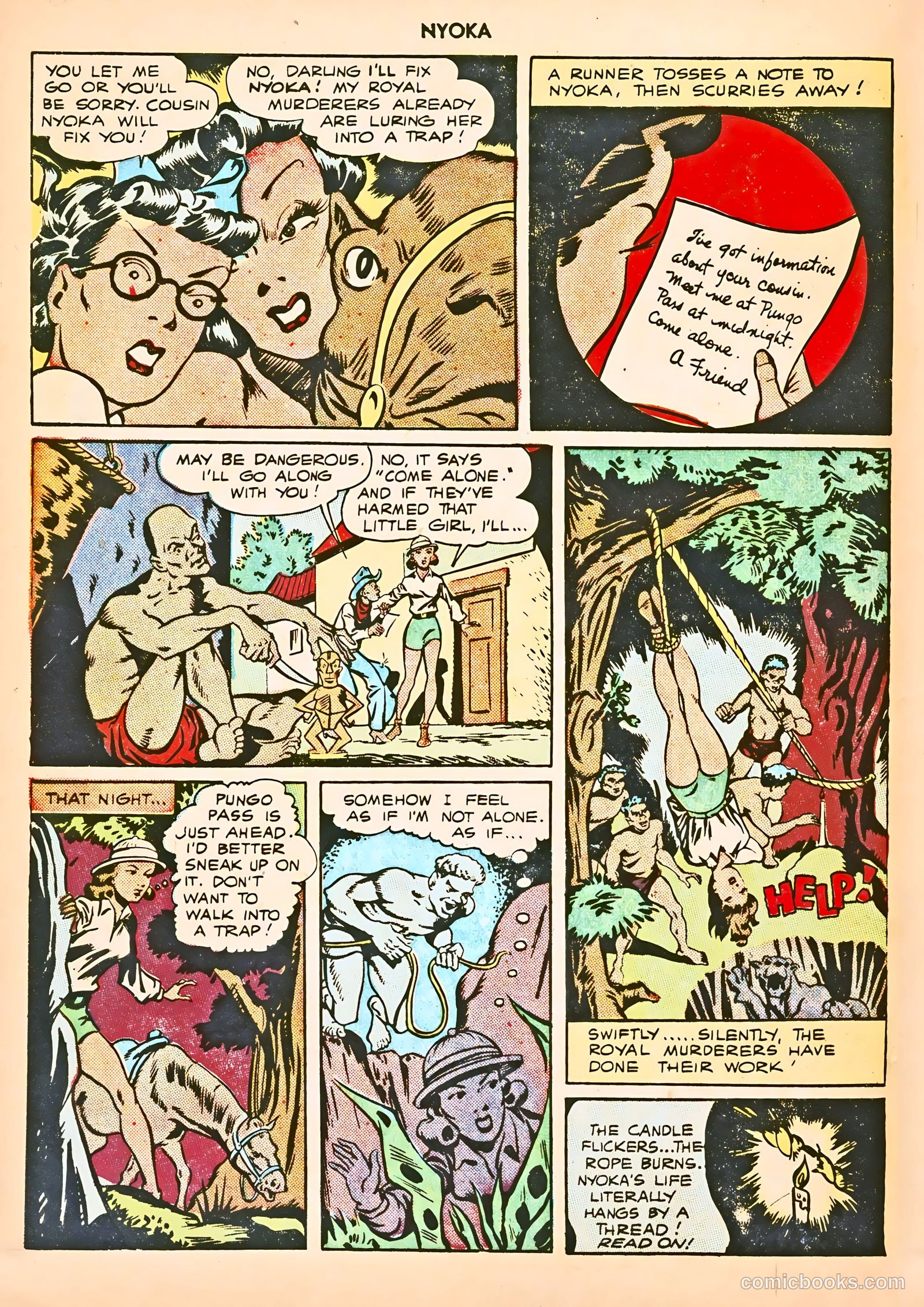 Nyoka the Jungle Girl #12 (1947) — page 8 of 36