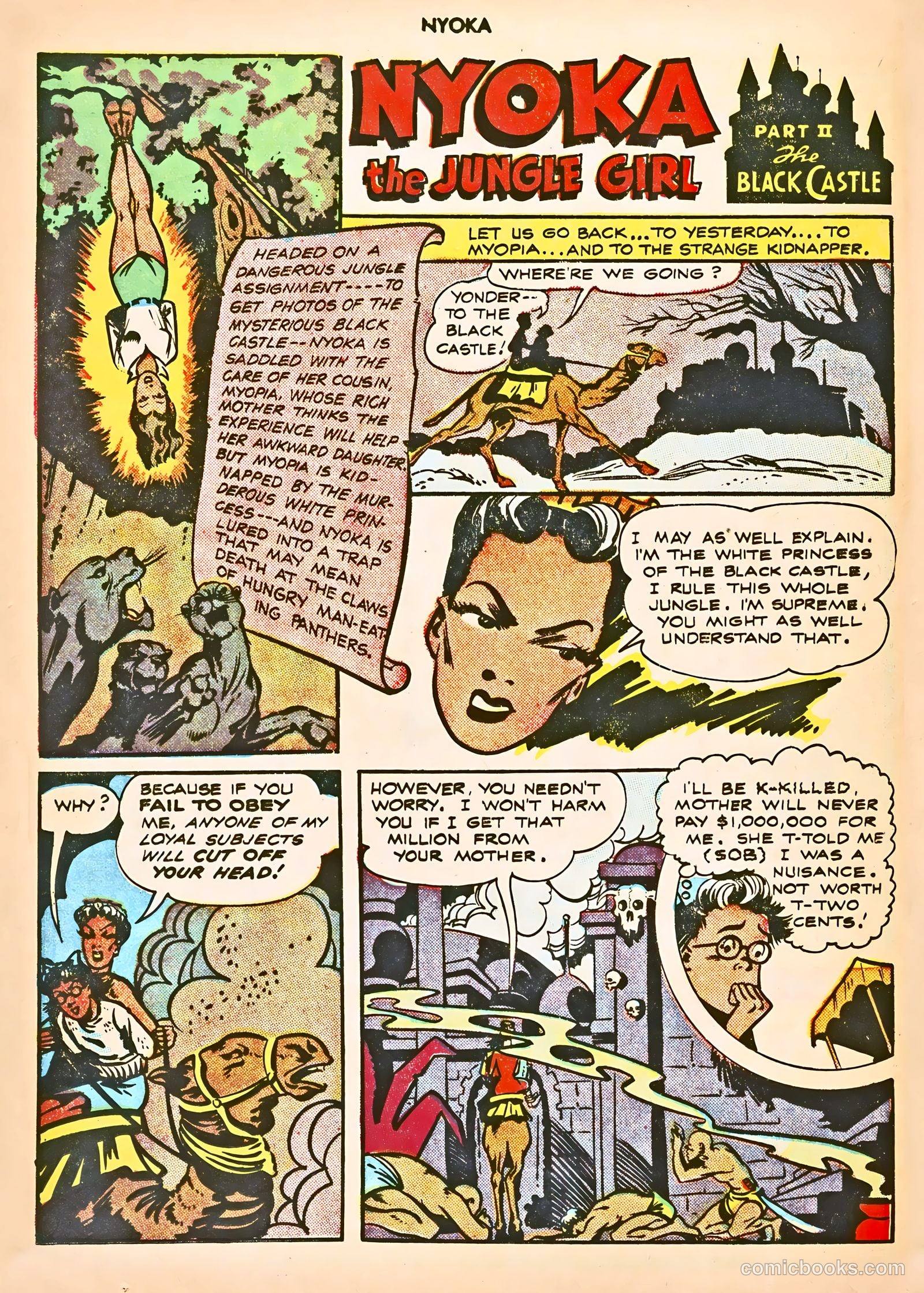 Nyoka the Jungle Girl #12 (1947) — page 12 of 36