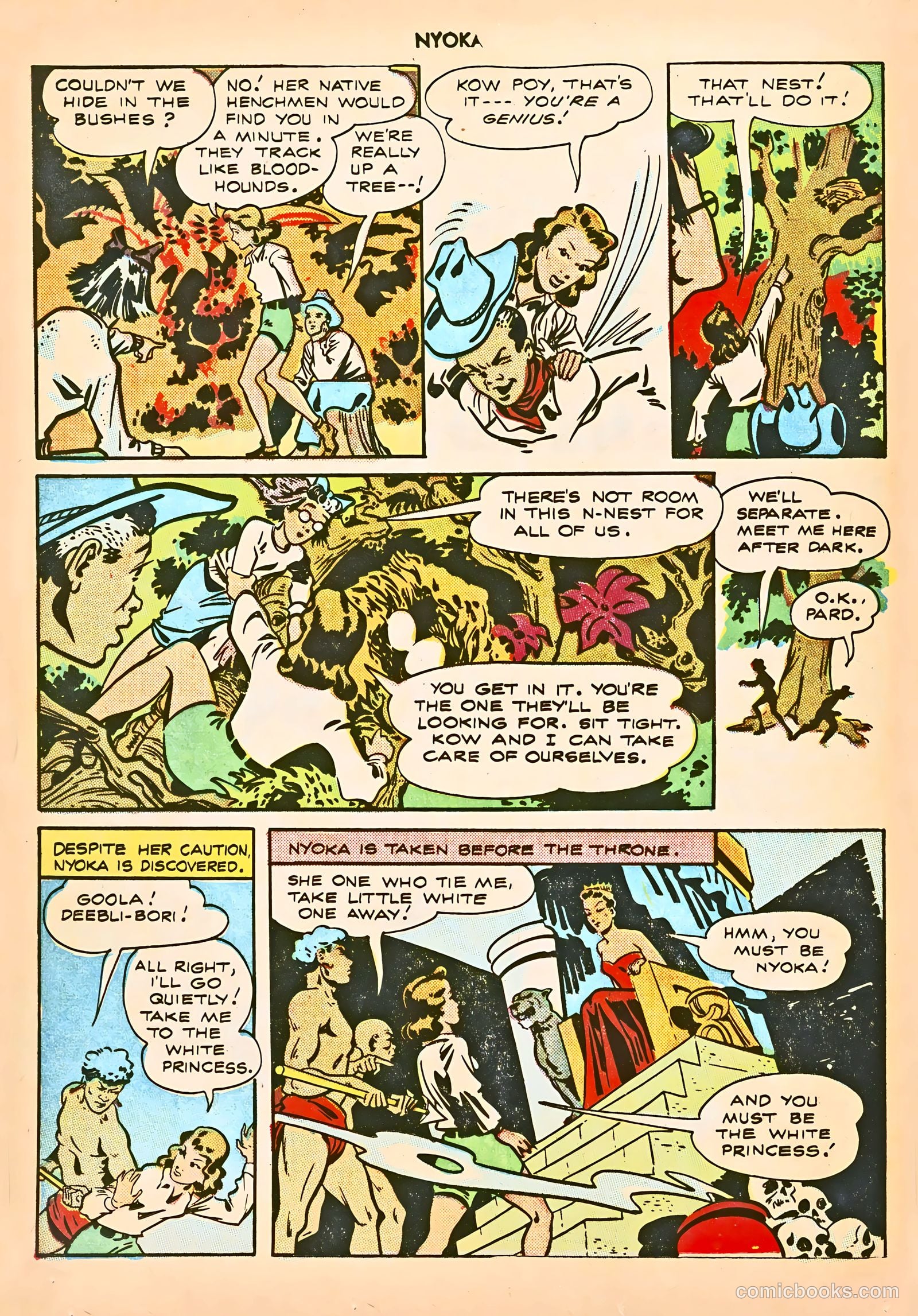 Nyoka the Jungle Girl #12 (1947) — page 16 of 36
