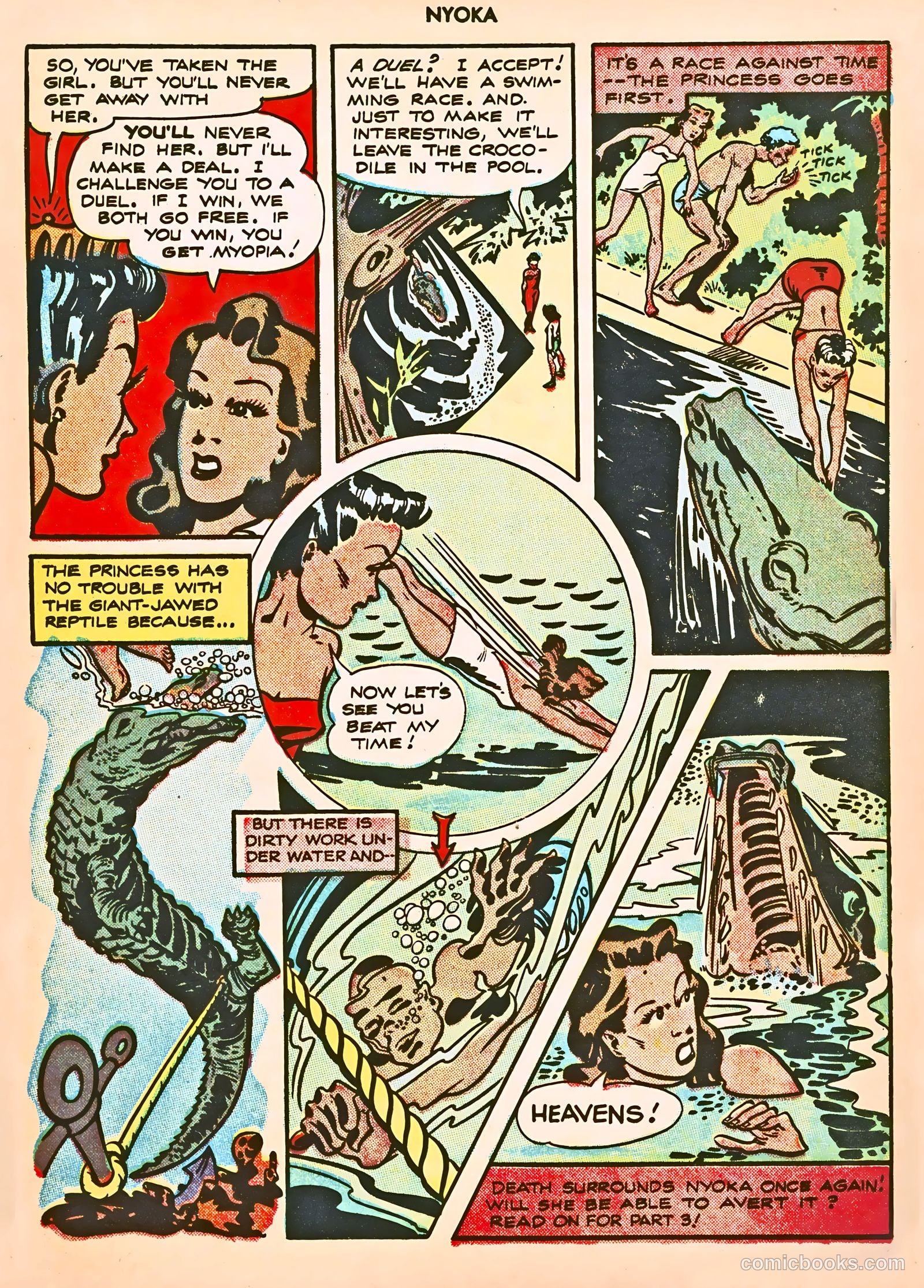 Nyoka the Jungle Girl #12 (1947) — page 17 of 36