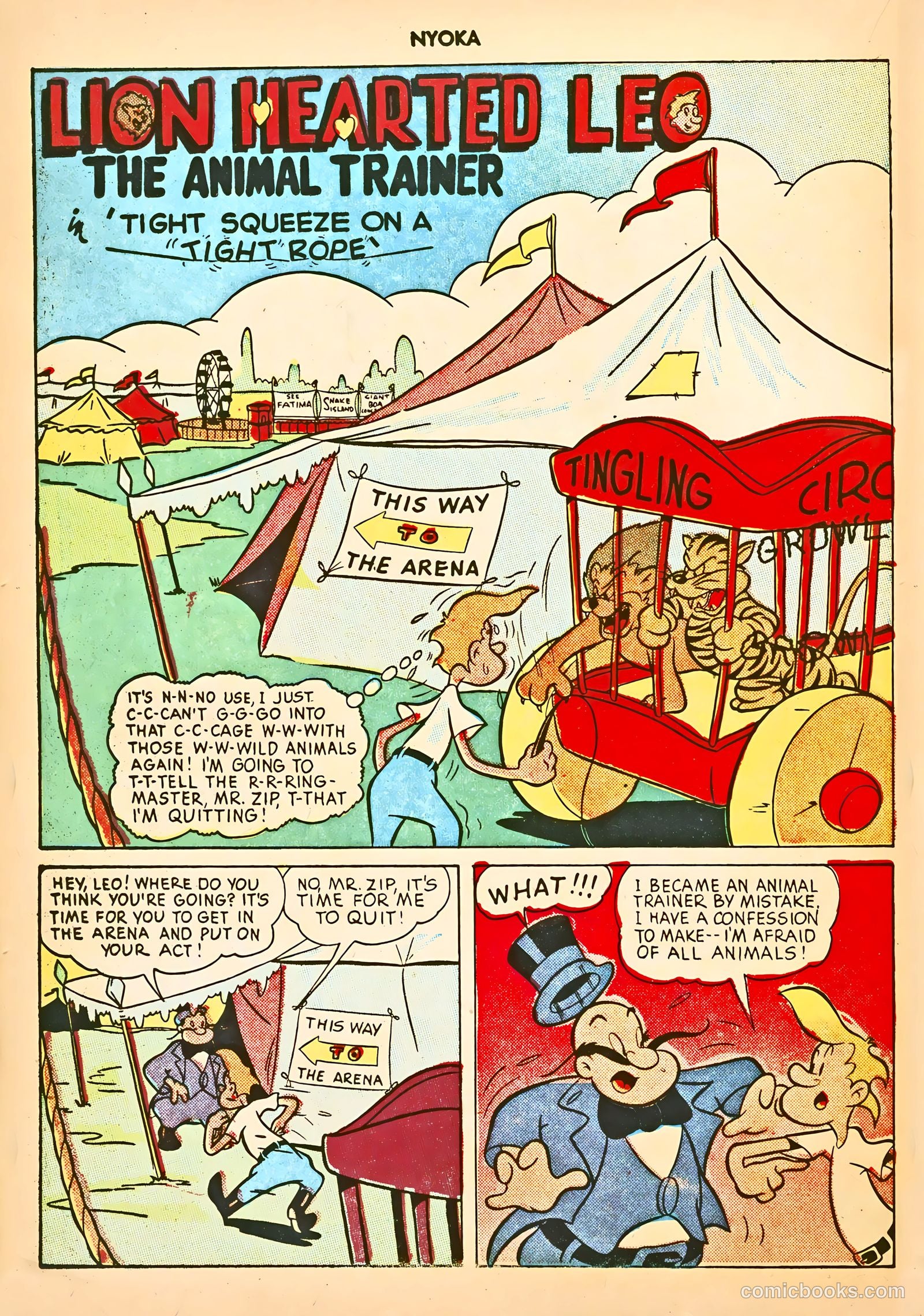 Nyoka the Jungle Girl #12 (1947) — page 22 of 36