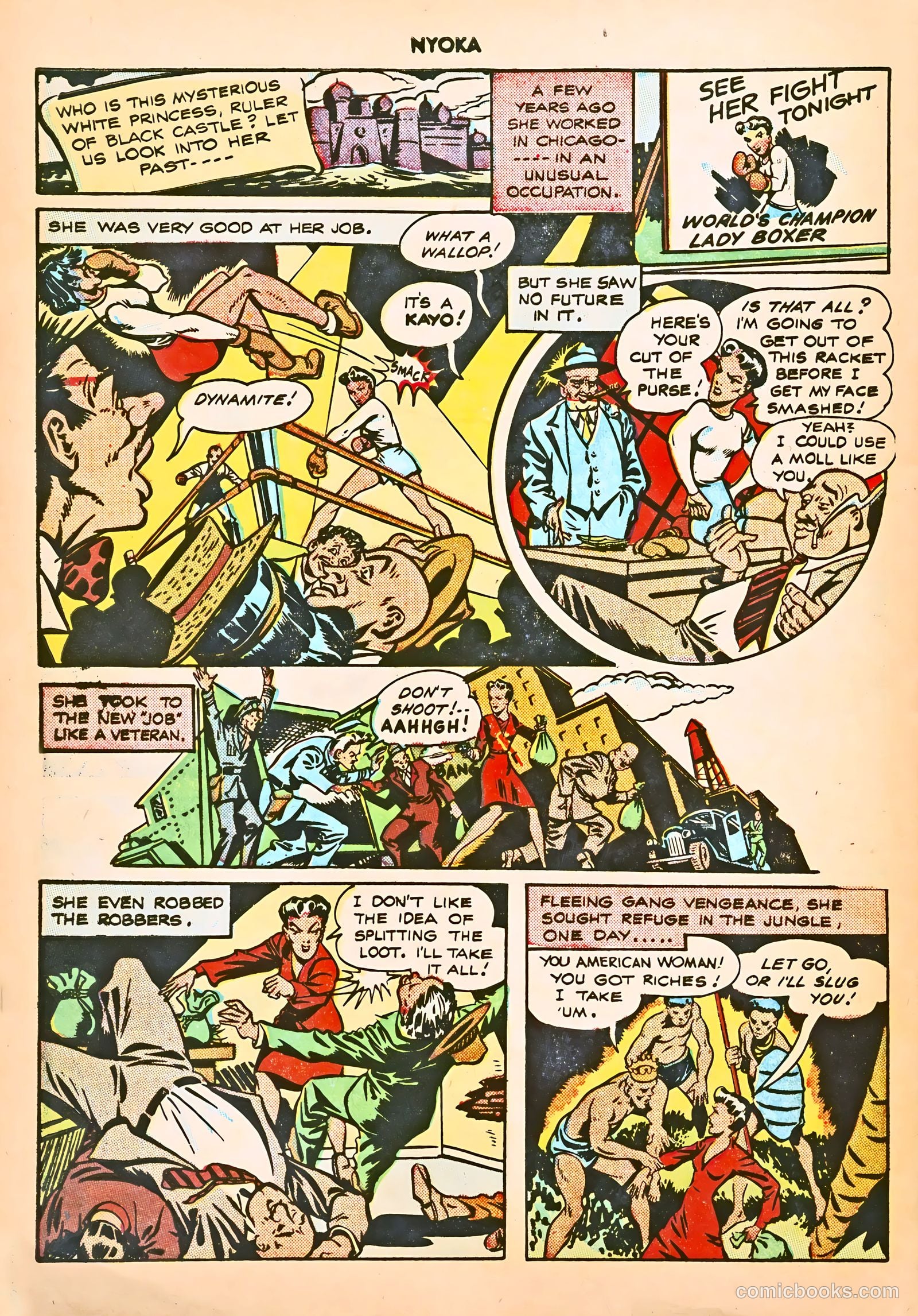 Nyoka the Jungle Girl #12 (1947) — page 28 of 36