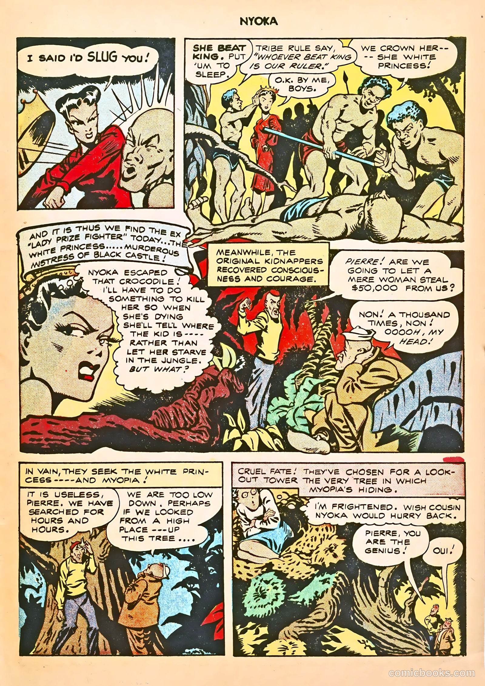 Nyoka the Jungle Girl #12 (1947) — page 29 of 36