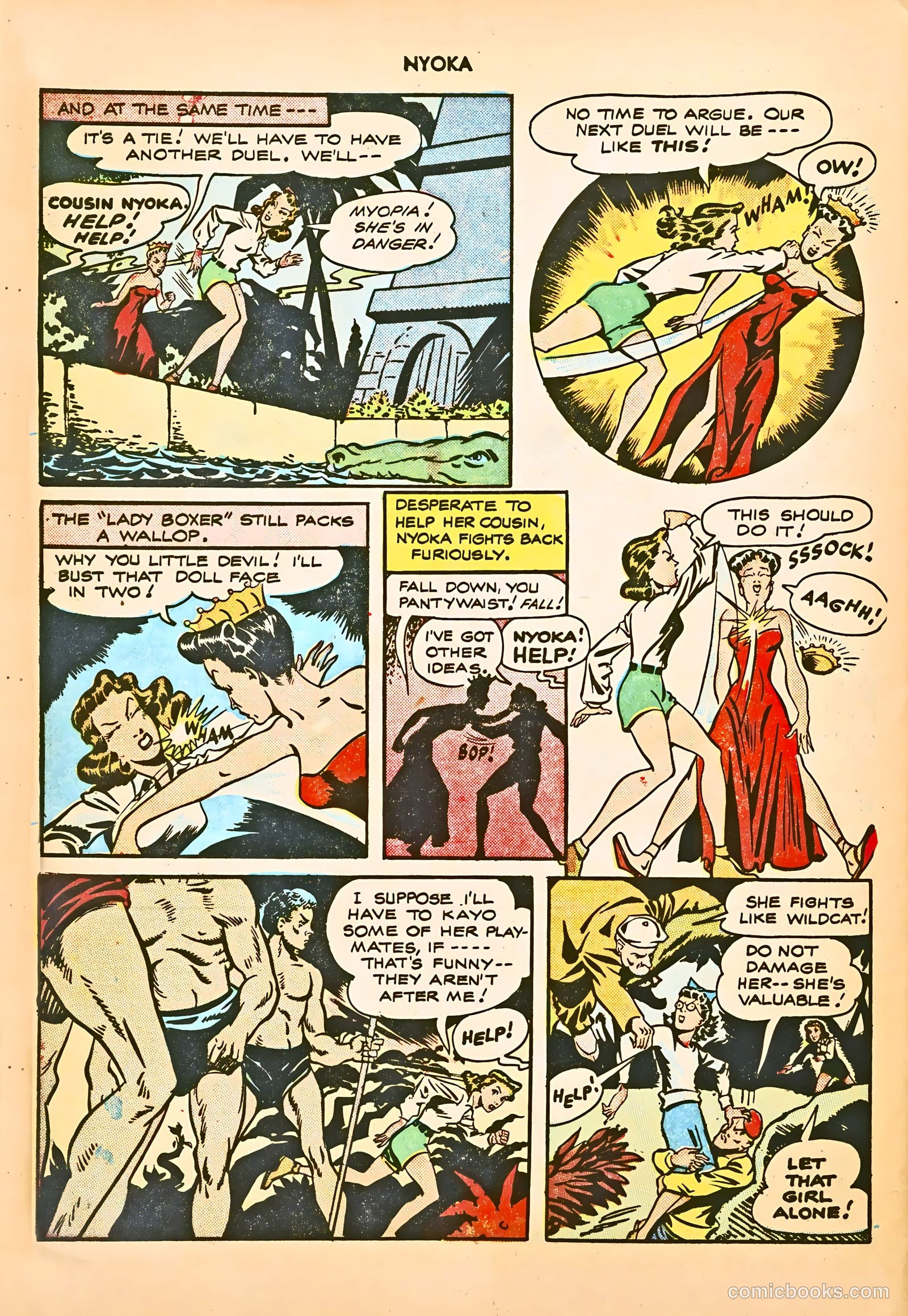 Nyoka the Jungle Girl #12 (1947) — page 30 of 36