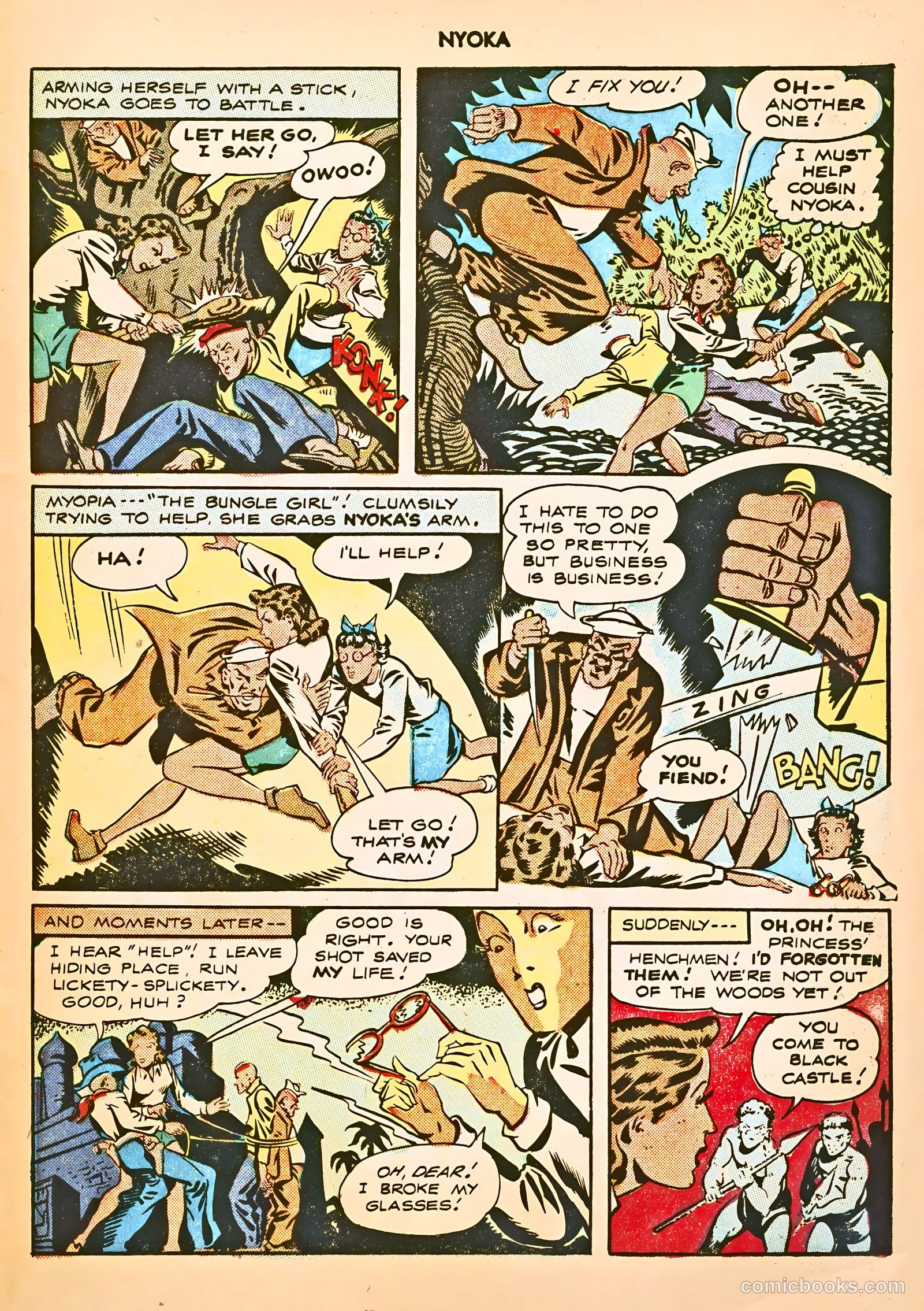 Nyoka the Jungle Girl #12 (1947) — page 31 of 36