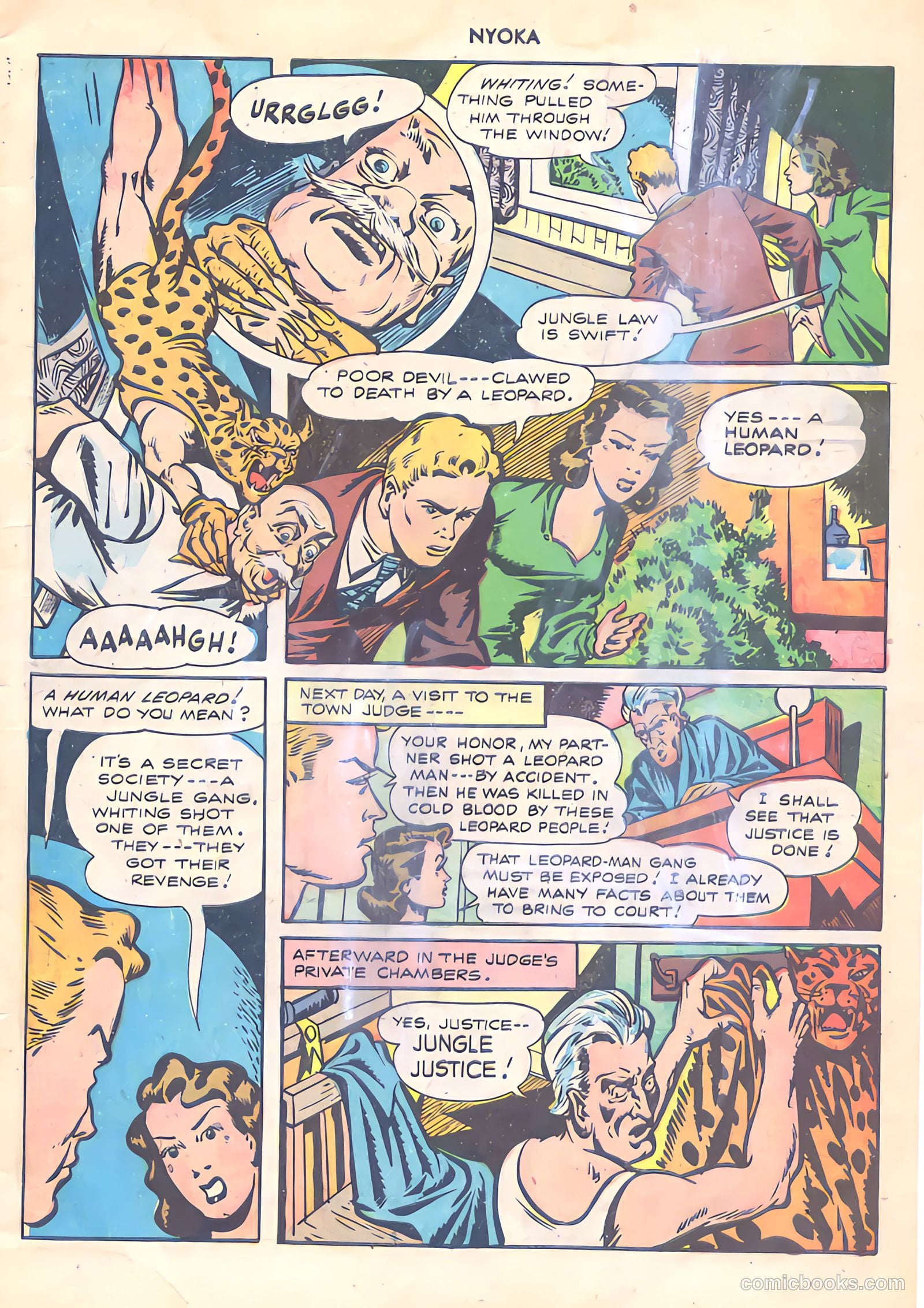 Nyoka the Jungle Girl #13 (1947) — page 7 of 36