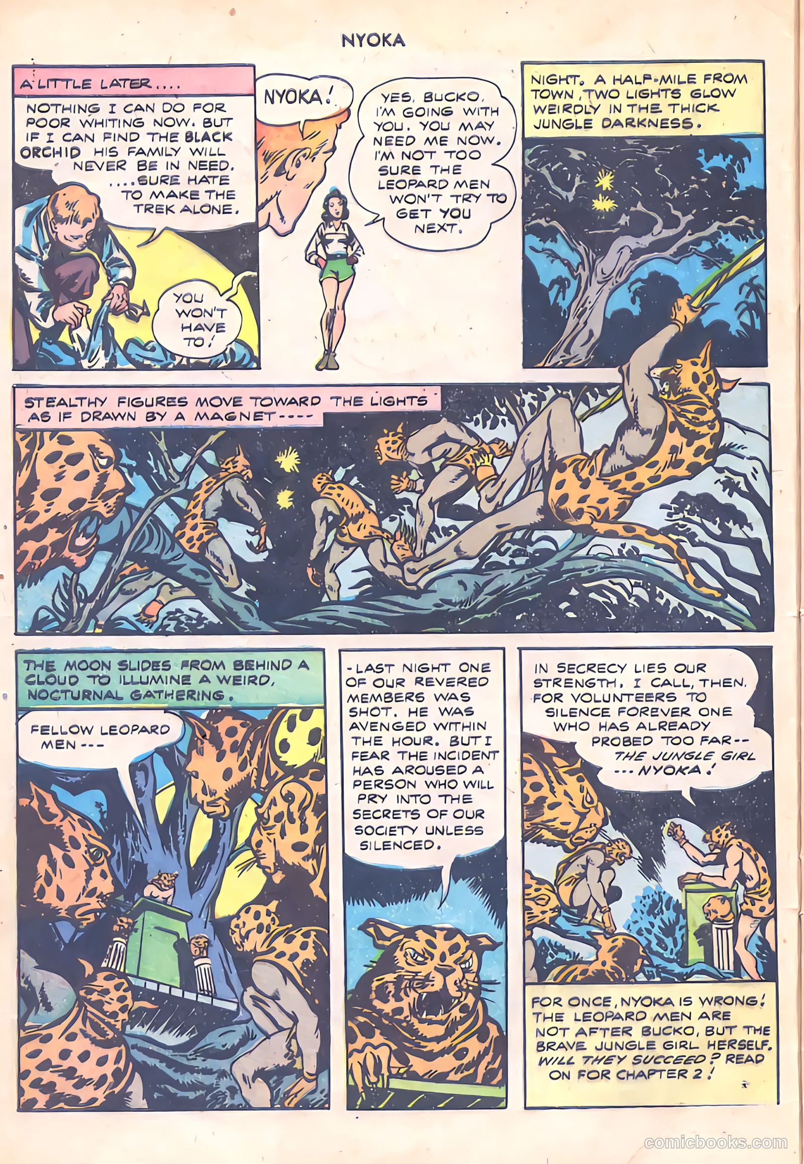 Nyoka the Jungle Girl #13 (1947) — page 8 of 36