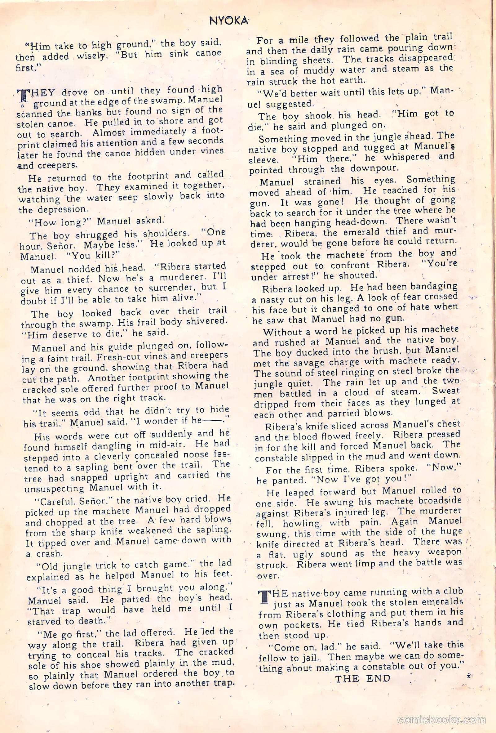 Nyoka the Jungle Girl #13 (1947) — page 12 of 36