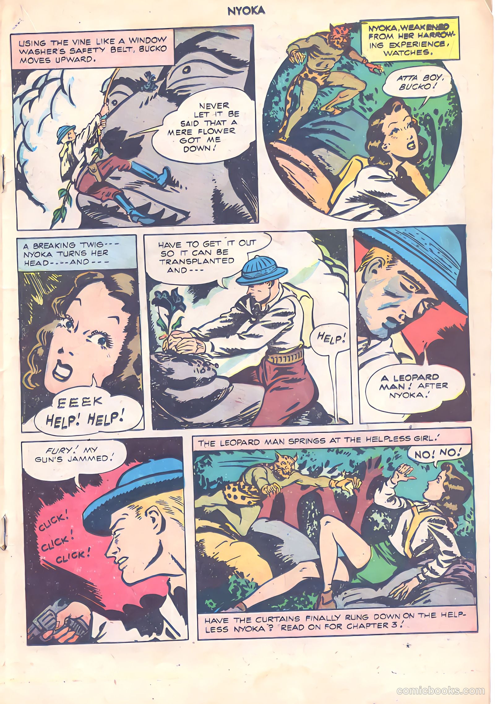 Nyoka the Jungle Girl #13 (1947) — page 19 of 36
