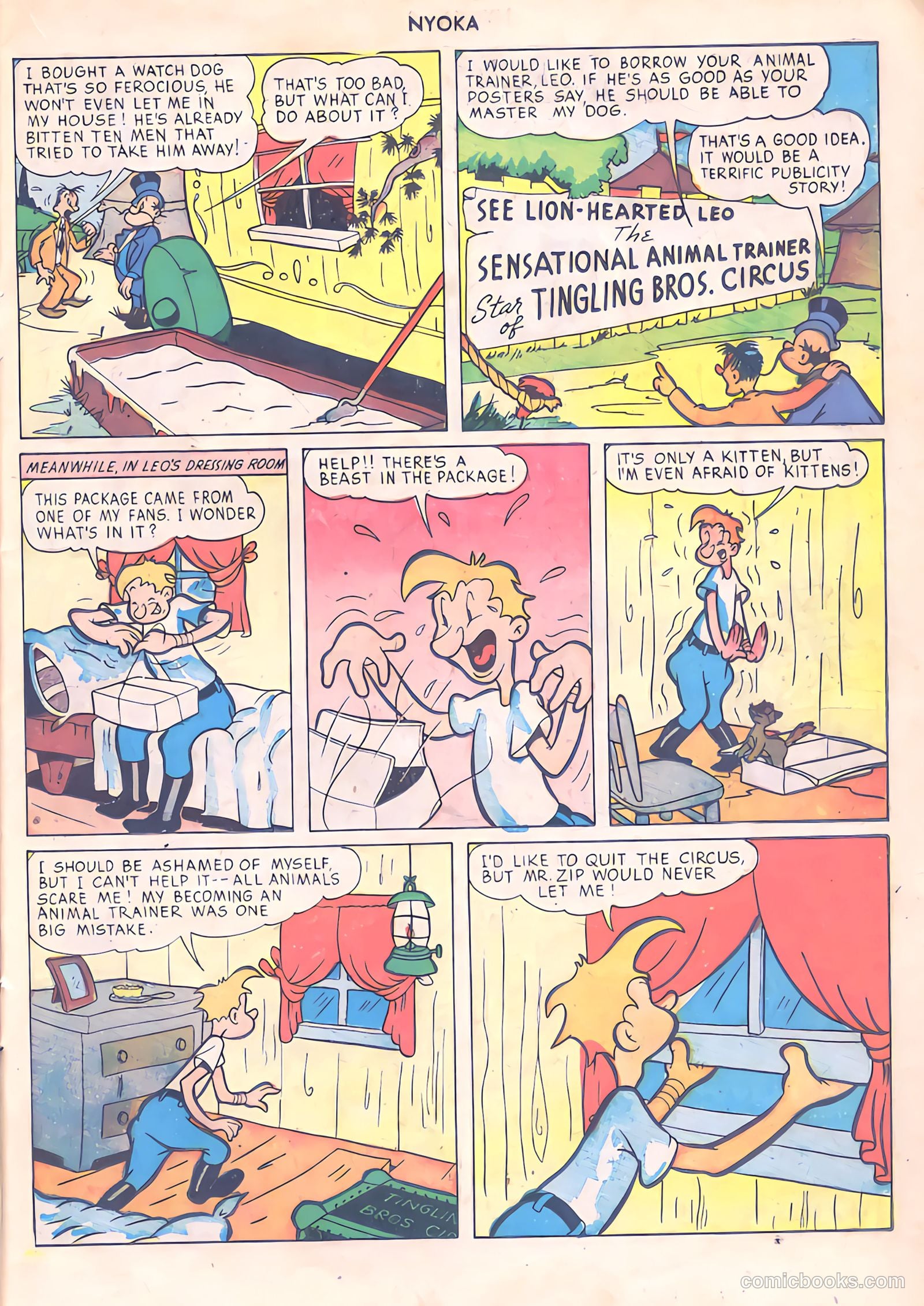 Nyoka the Jungle Girl #13 (1947) — page 23 of 36