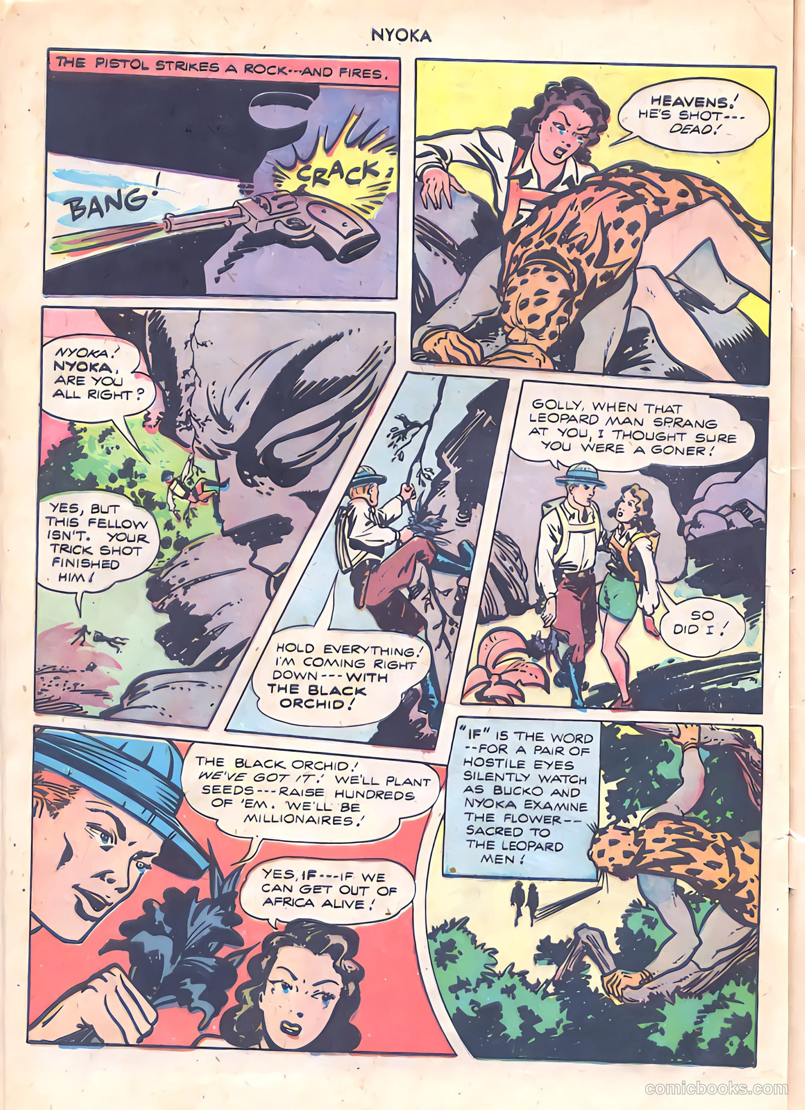 Nyoka the Jungle Girl #13 (1947) — page 28 of 36