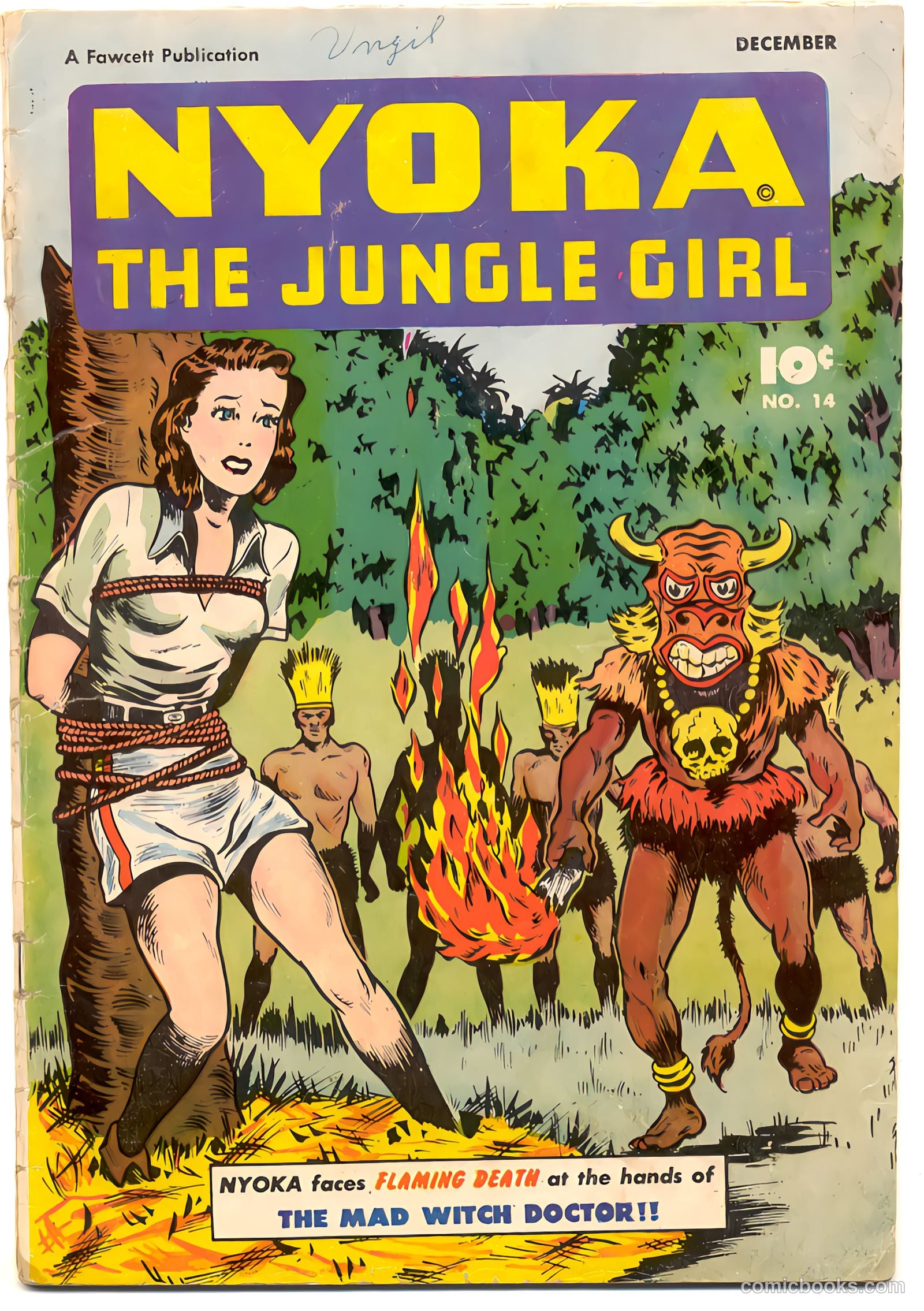 Nyoka the Jungle Girl #14