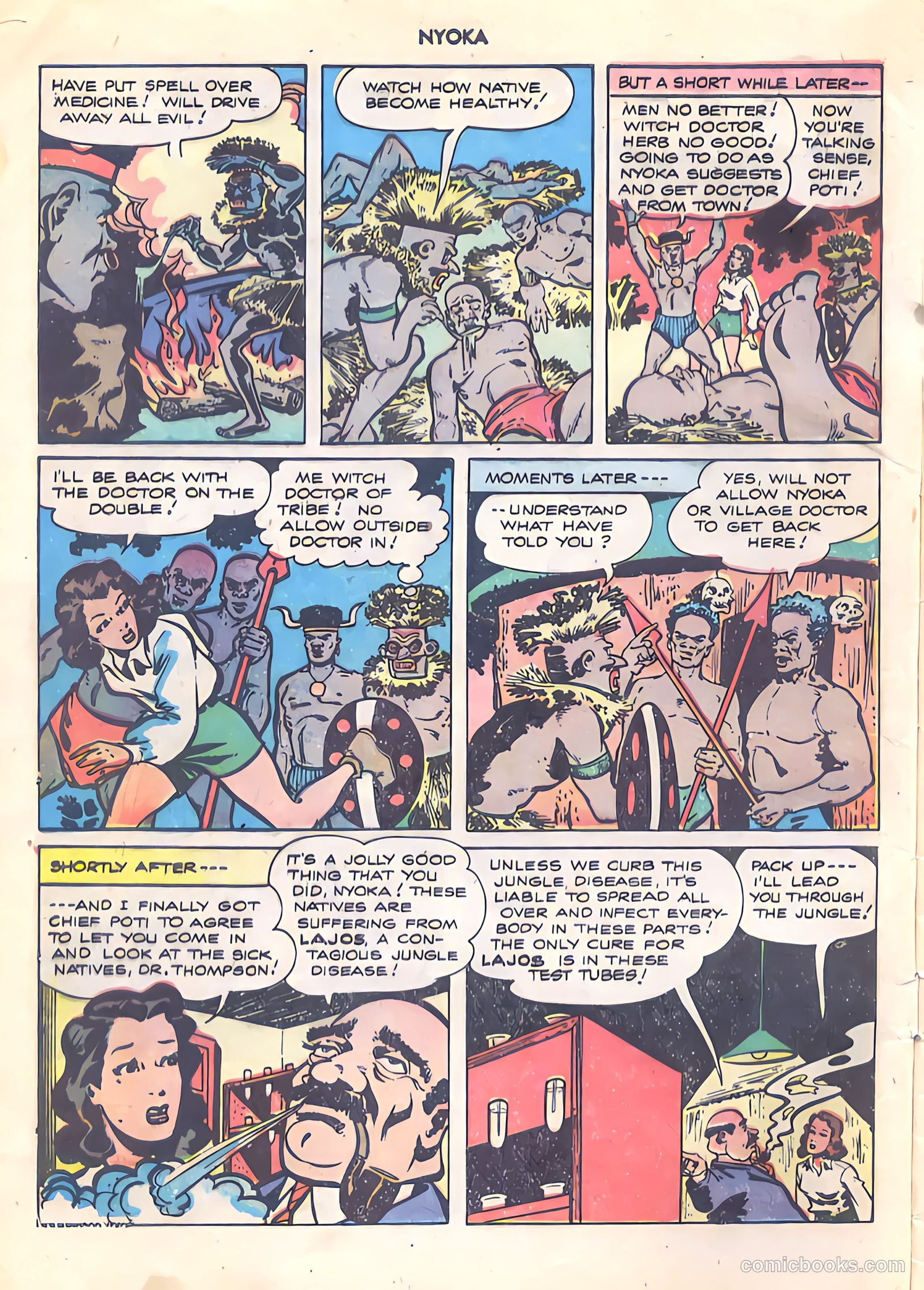 Nyoka the Jungle Girl #14 (1947) — page 4 of 36