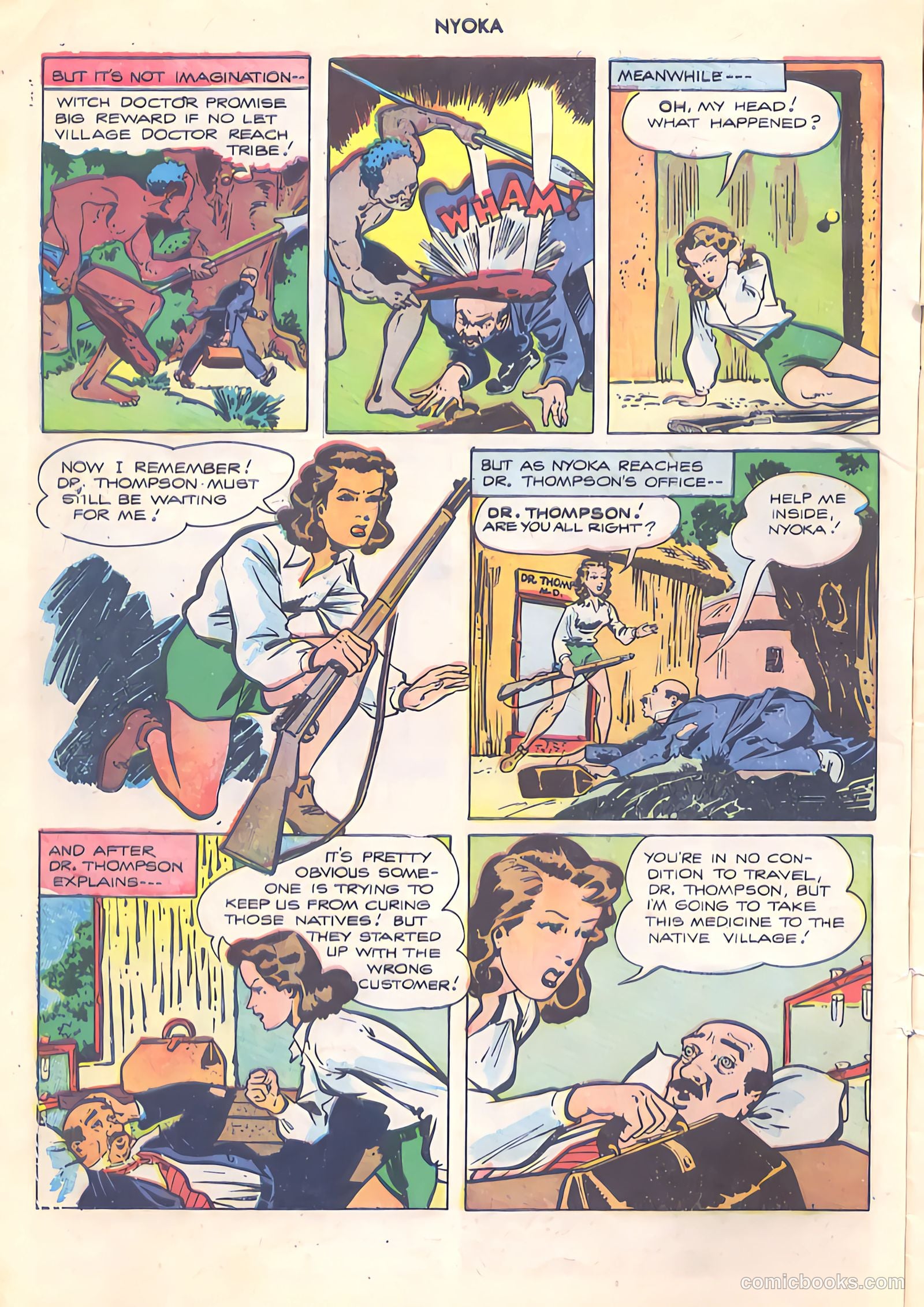 Nyoka the Jungle Girl #14 (1947) — page 6 of 36