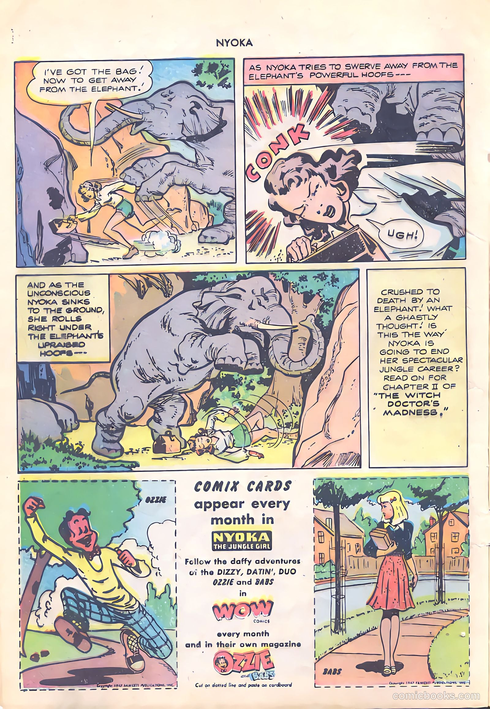 Nyoka the Jungle Girl #14 (1947) — page 8 of 36