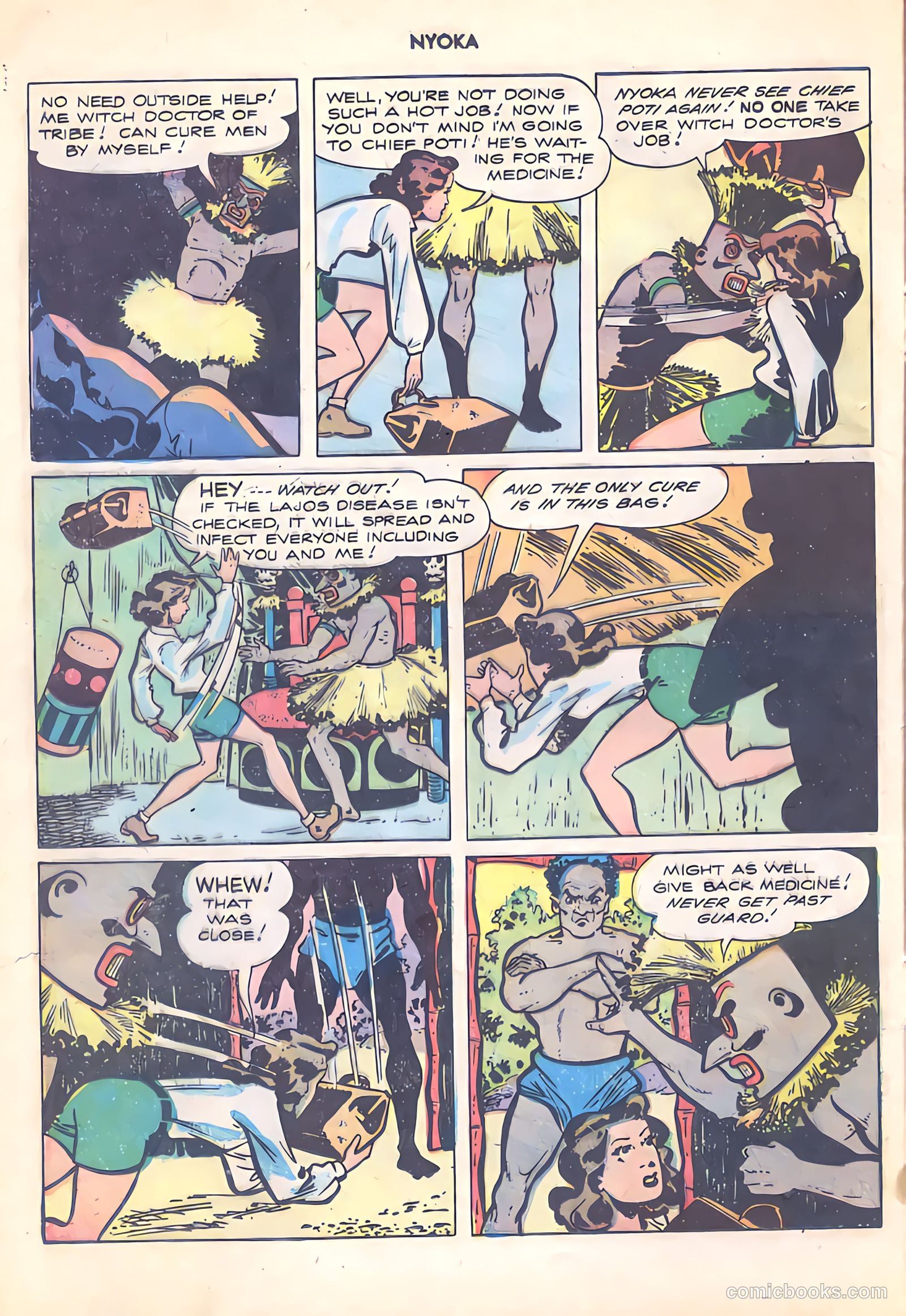 Nyoka the Jungle Girl #14 (1947) — page 16 of 36