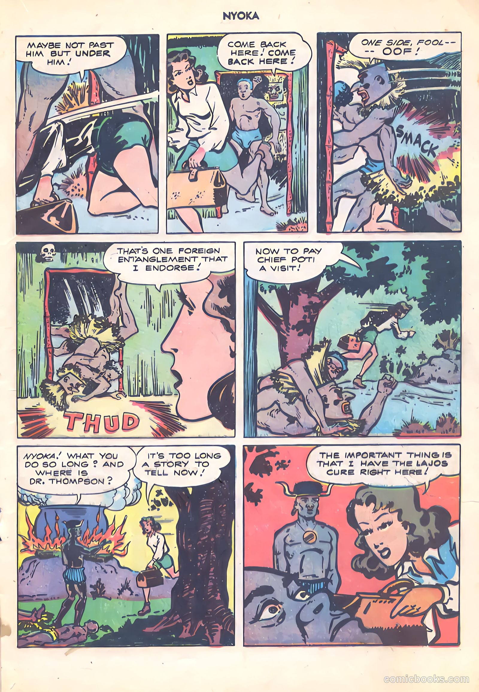Nyoka the Jungle Girl #14 (1947) — page 17 of 36