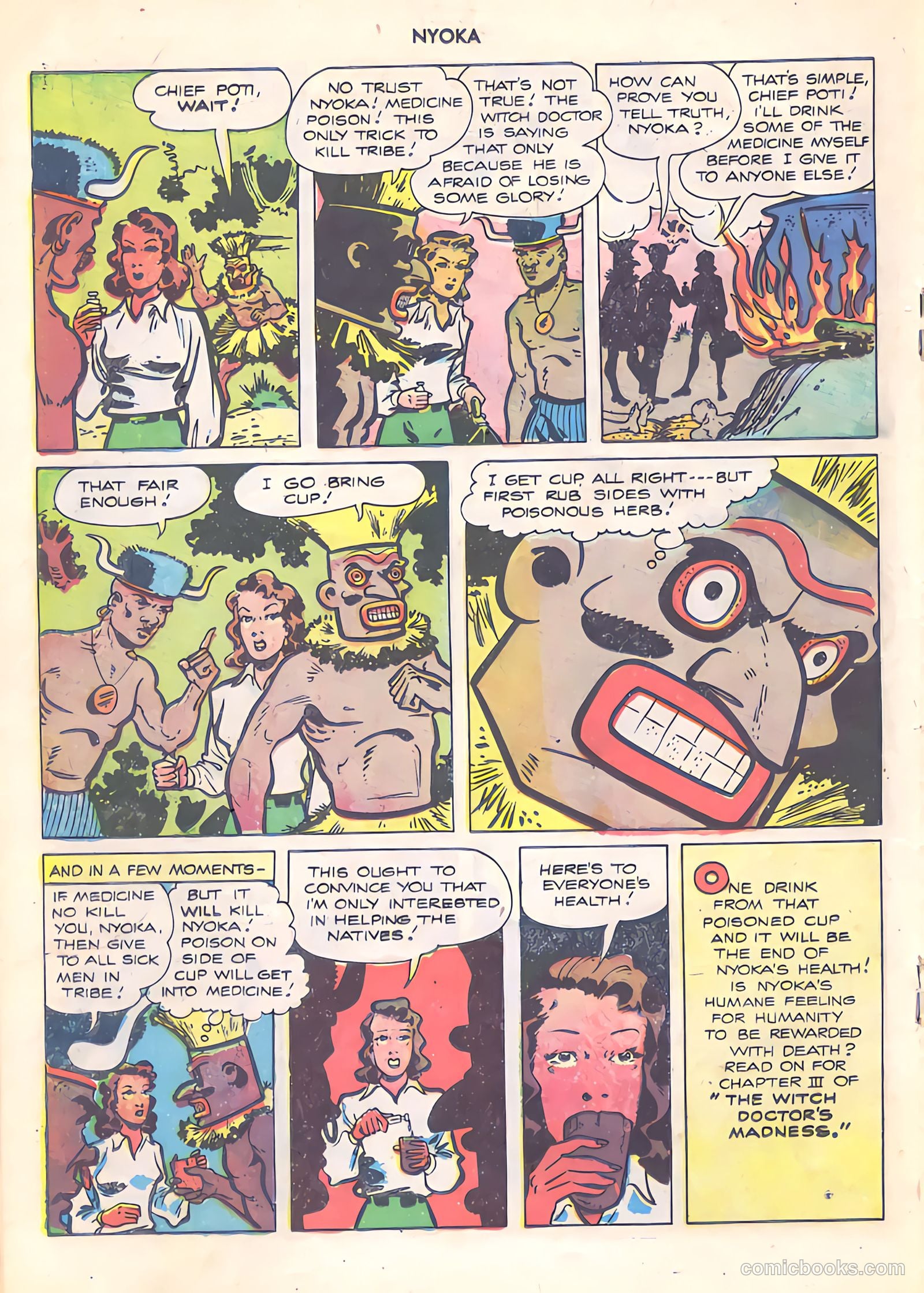 Nyoka the Jungle Girl #14 (1947) — page 18 of 36