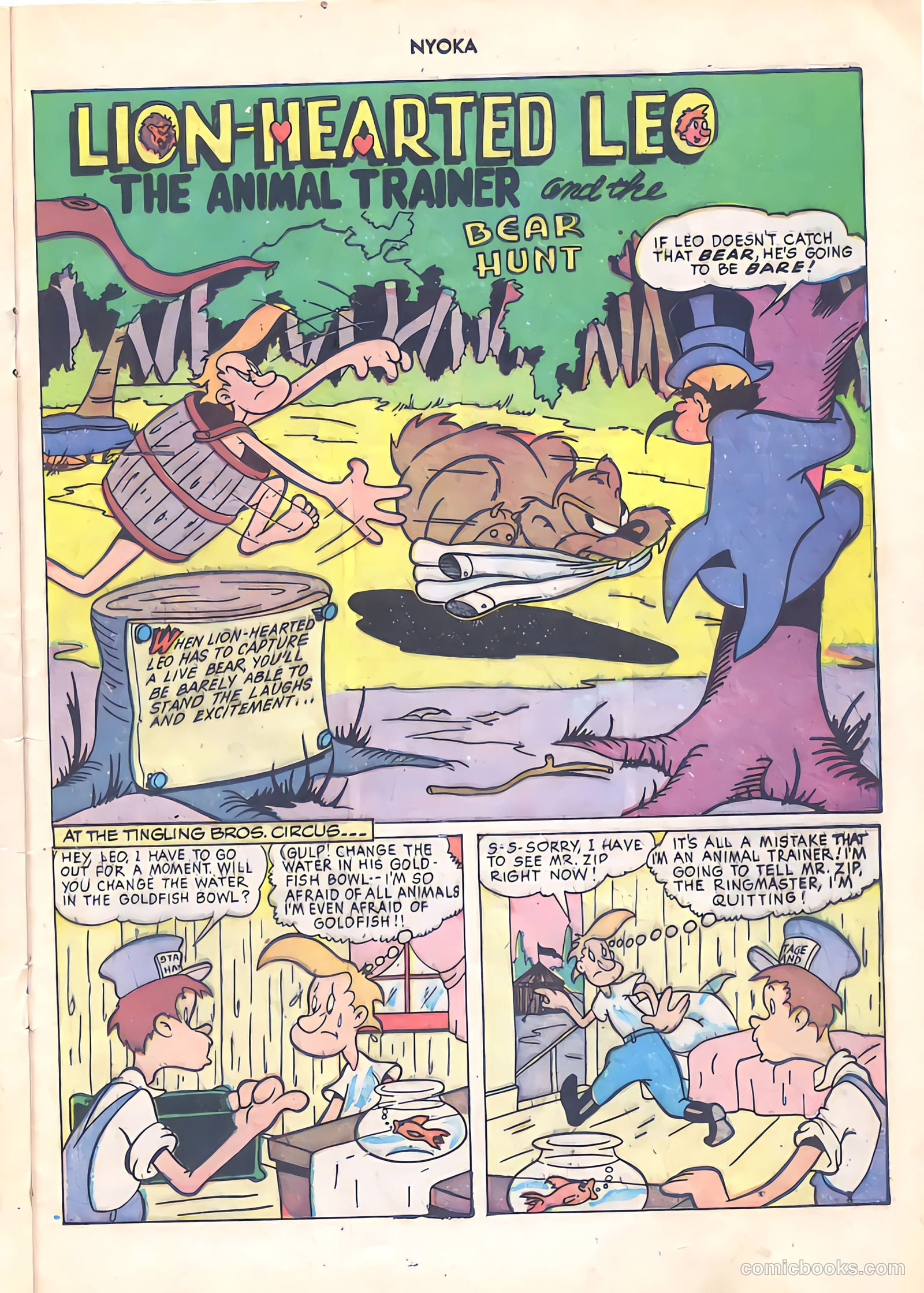 Nyoka the Jungle Girl #14 (1947) — page 21 of 36