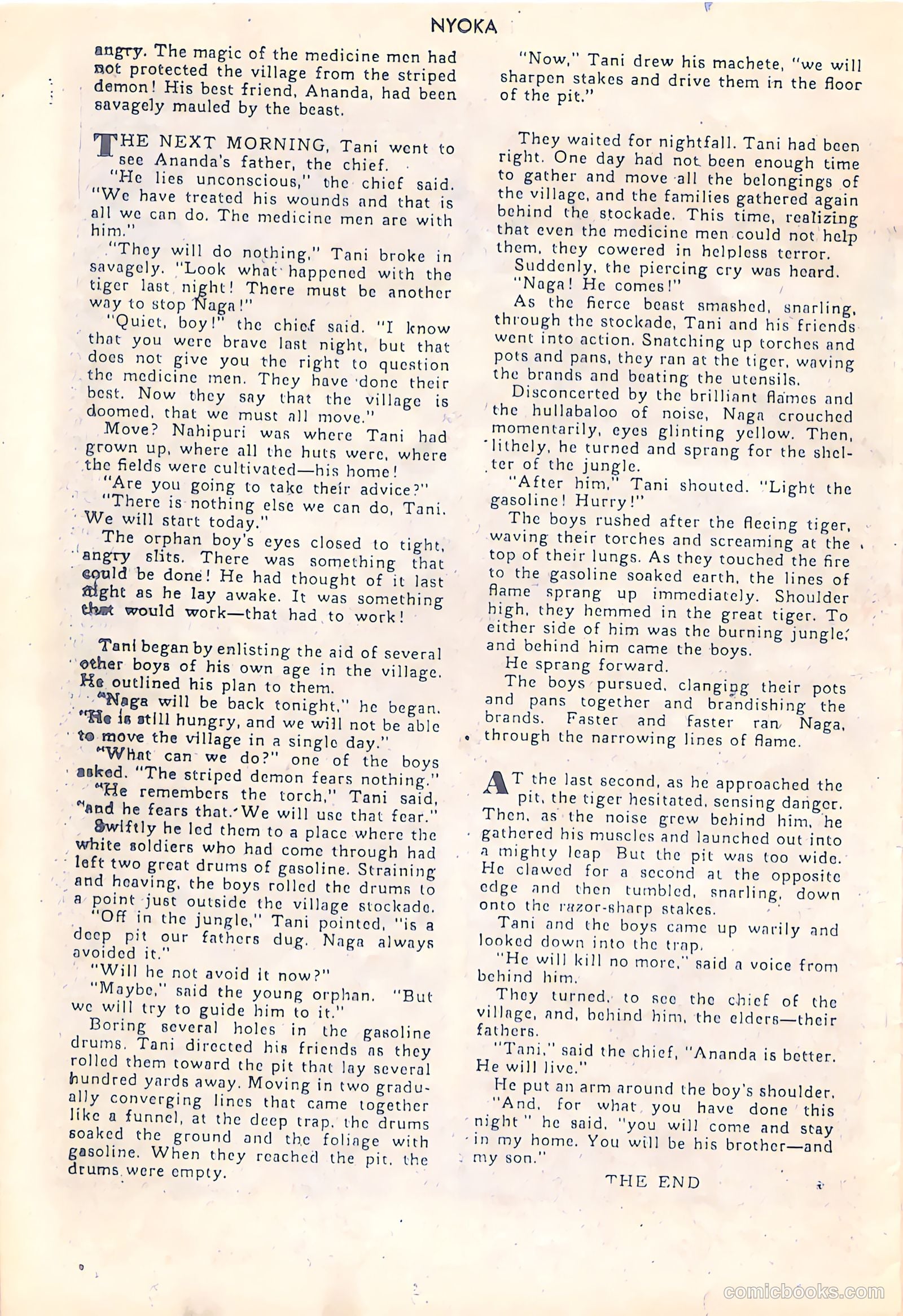 Nyoka the Jungle Girl #14 (1947) — page 26 of 36