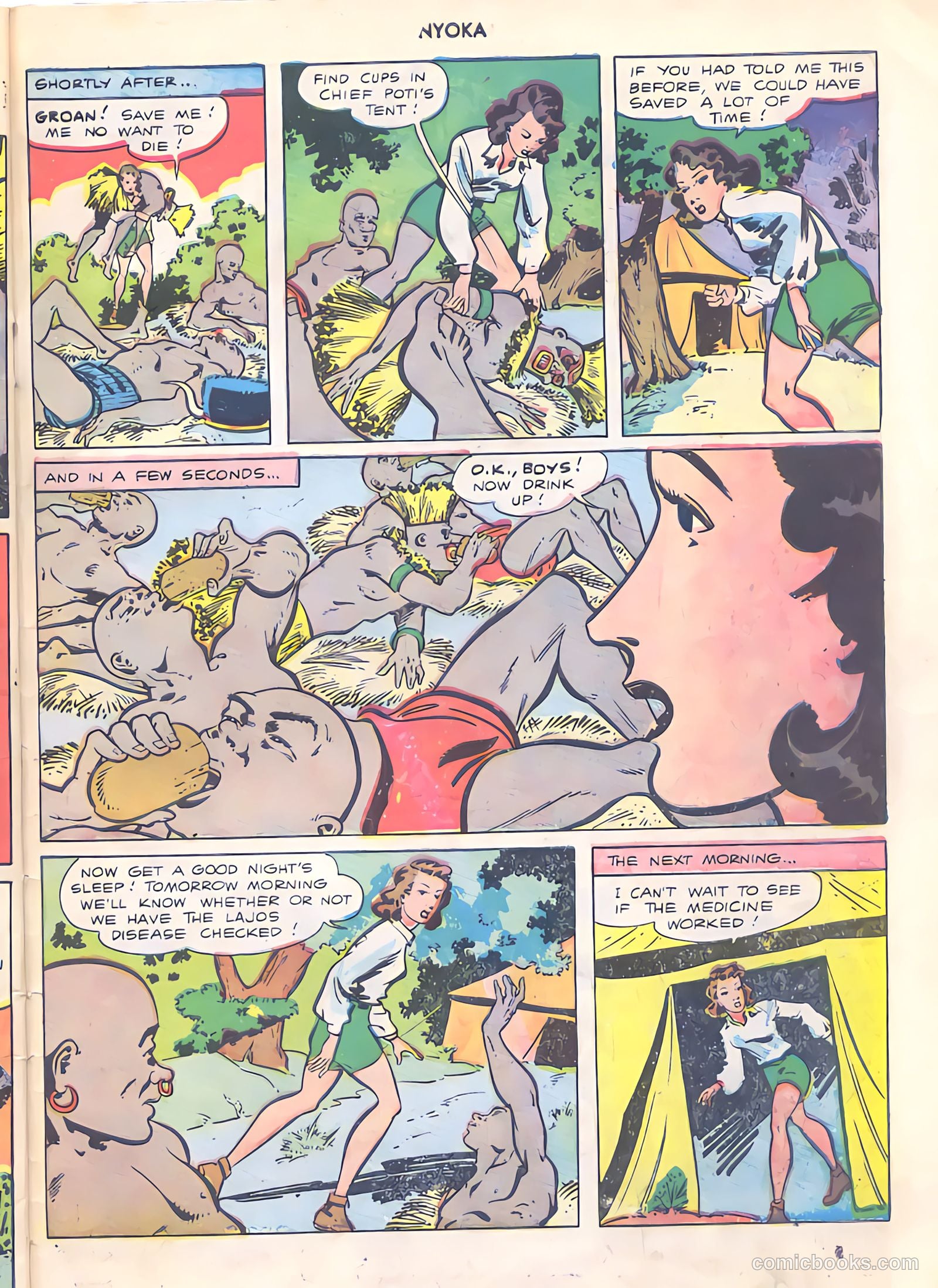 Nyoka the Jungle Girl #14 (1947) — page 31 of 36