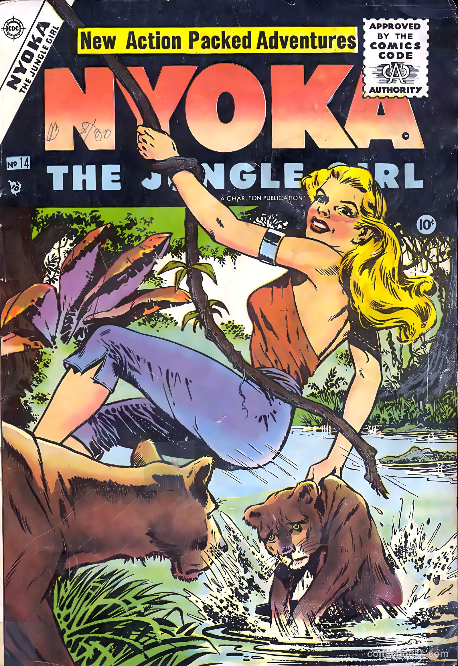 Nyoka the Jungle Girl #14