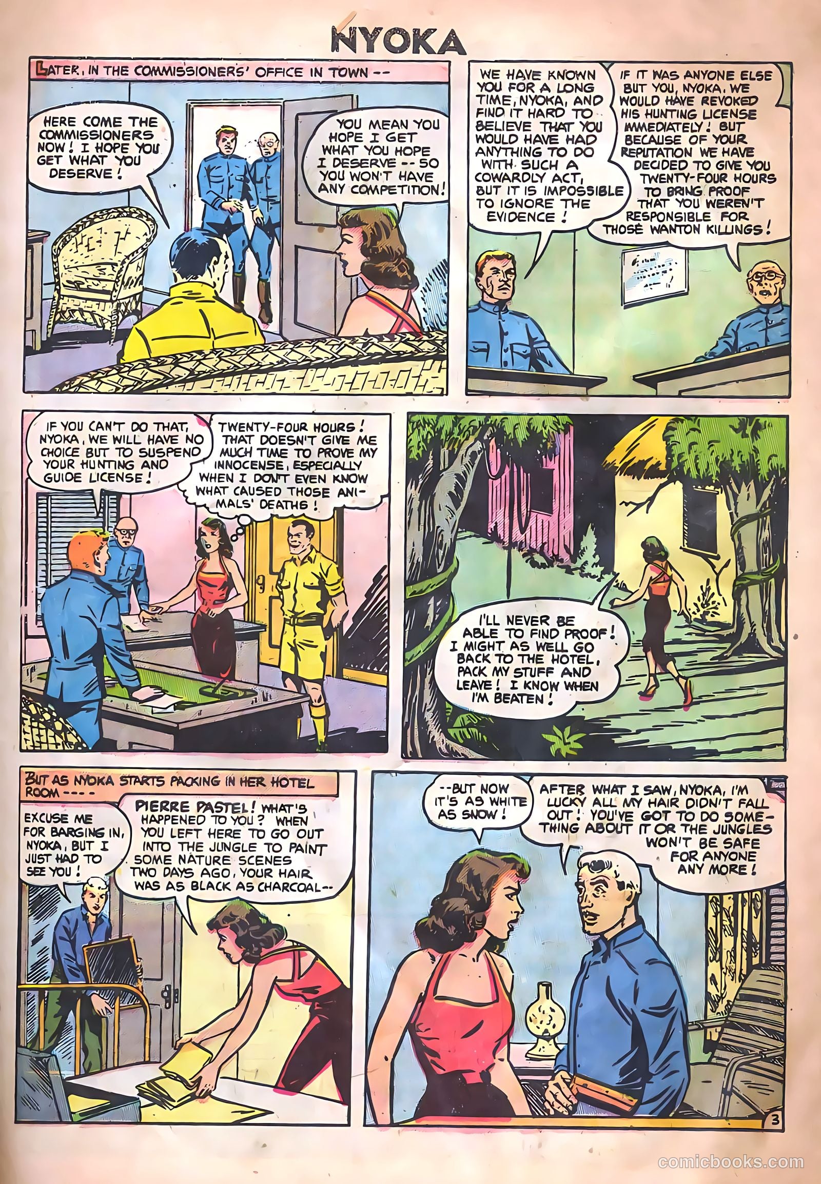 Nyoka the Jungle Girl #14 (1955) — page 5 of 36
