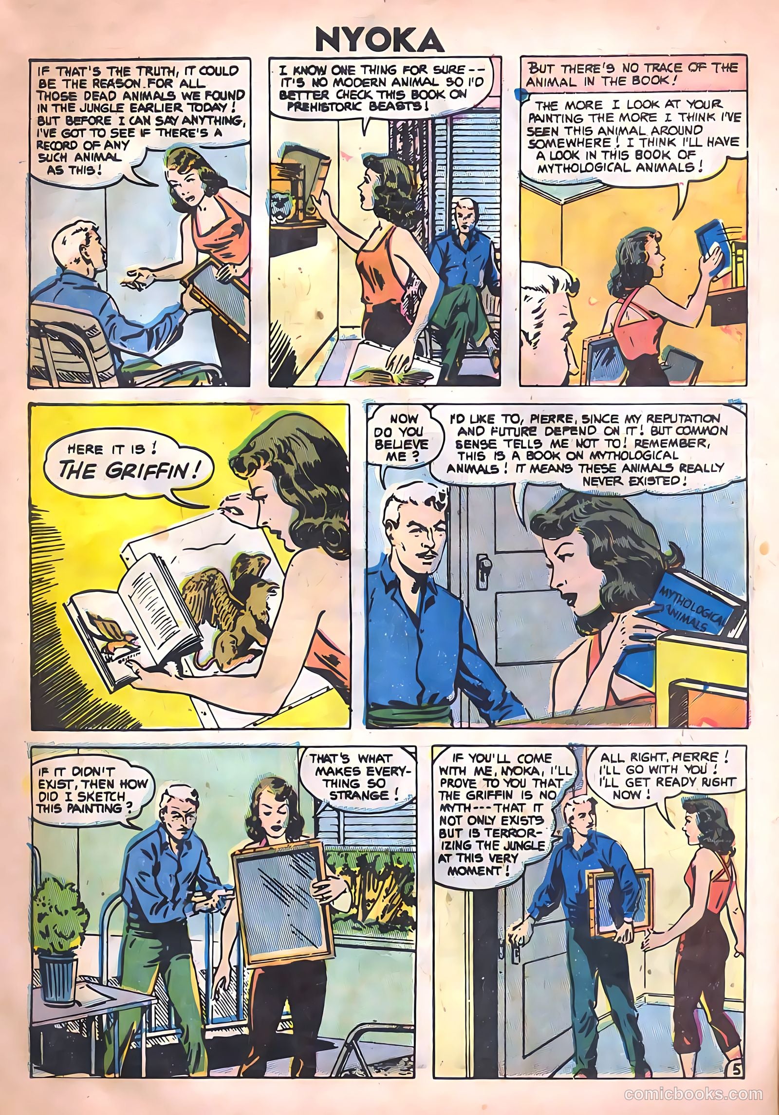 Nyoka the Jungle Girl #14 (1955) — page 8 of 36