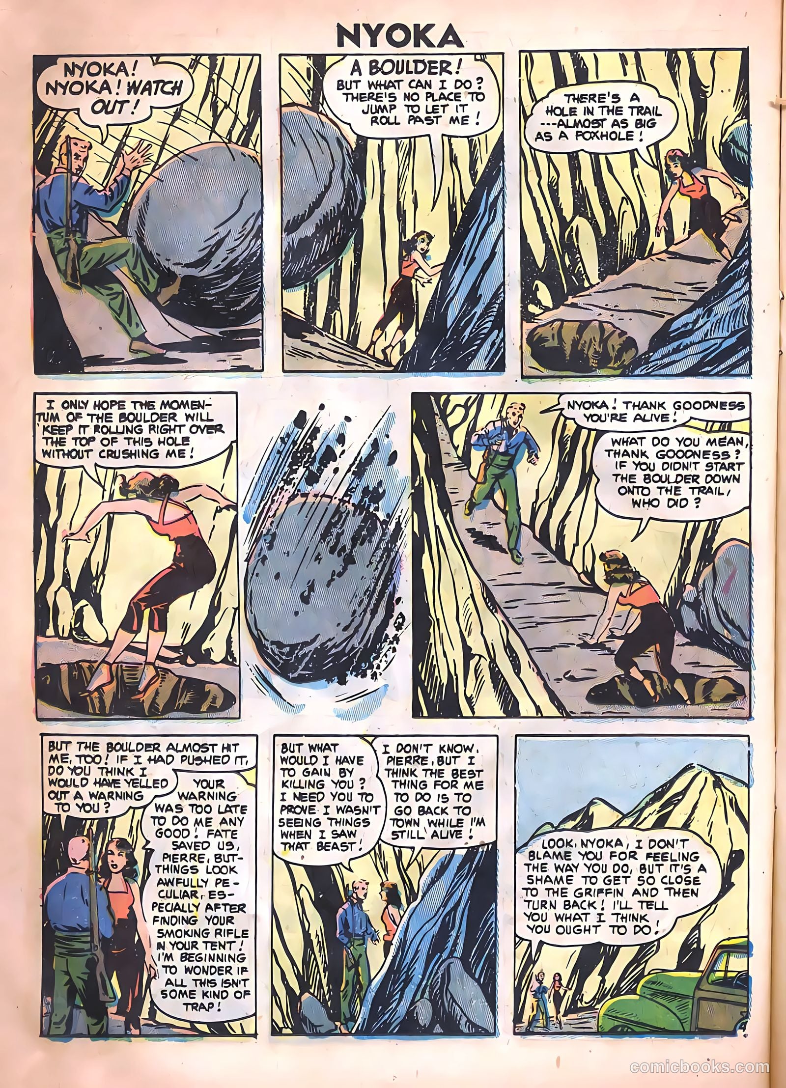 Nyoka the Jungle Girl #14 (1955) — page 14 of 36