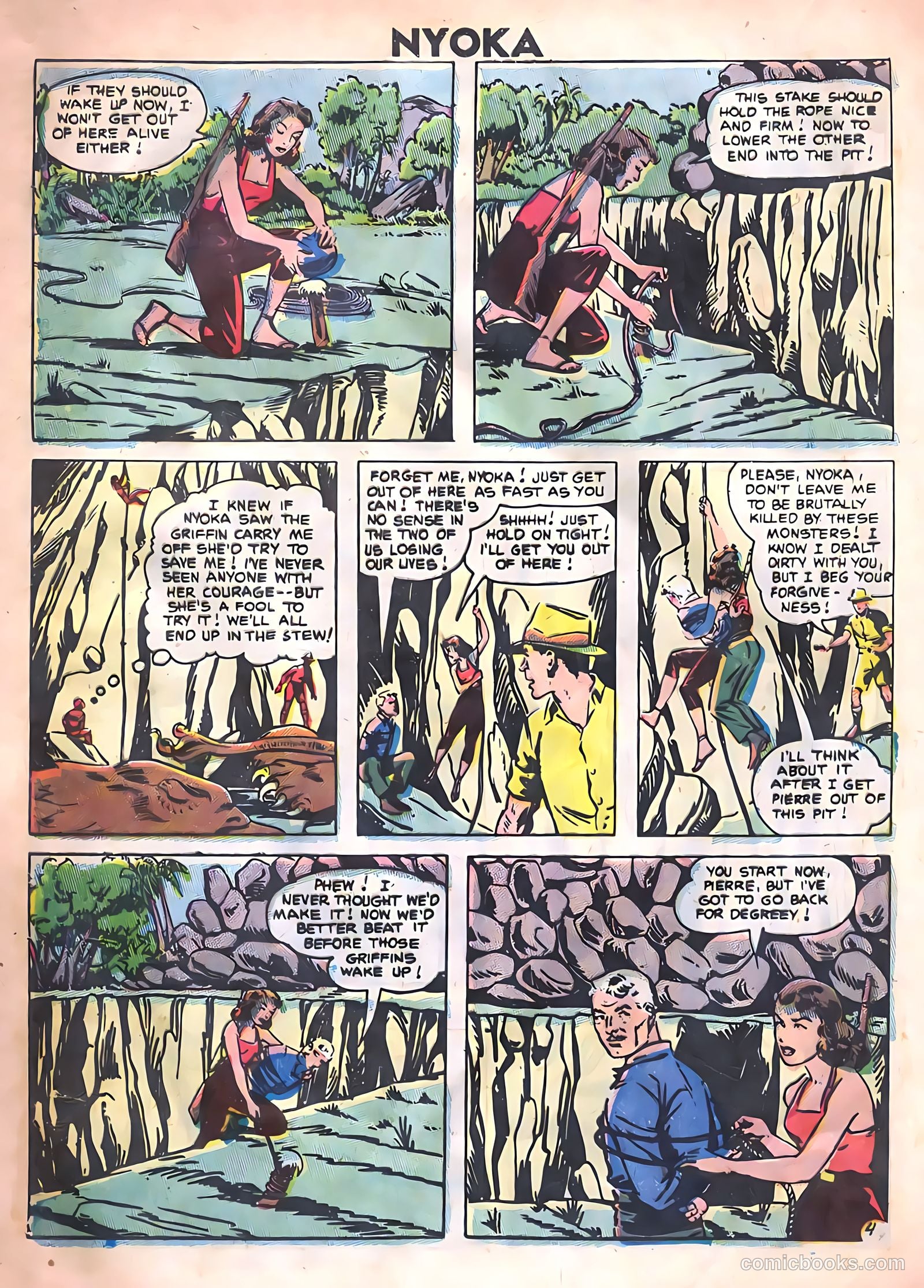 Nyoka the Jungle Girl #14 (1955) — page 24 of 36